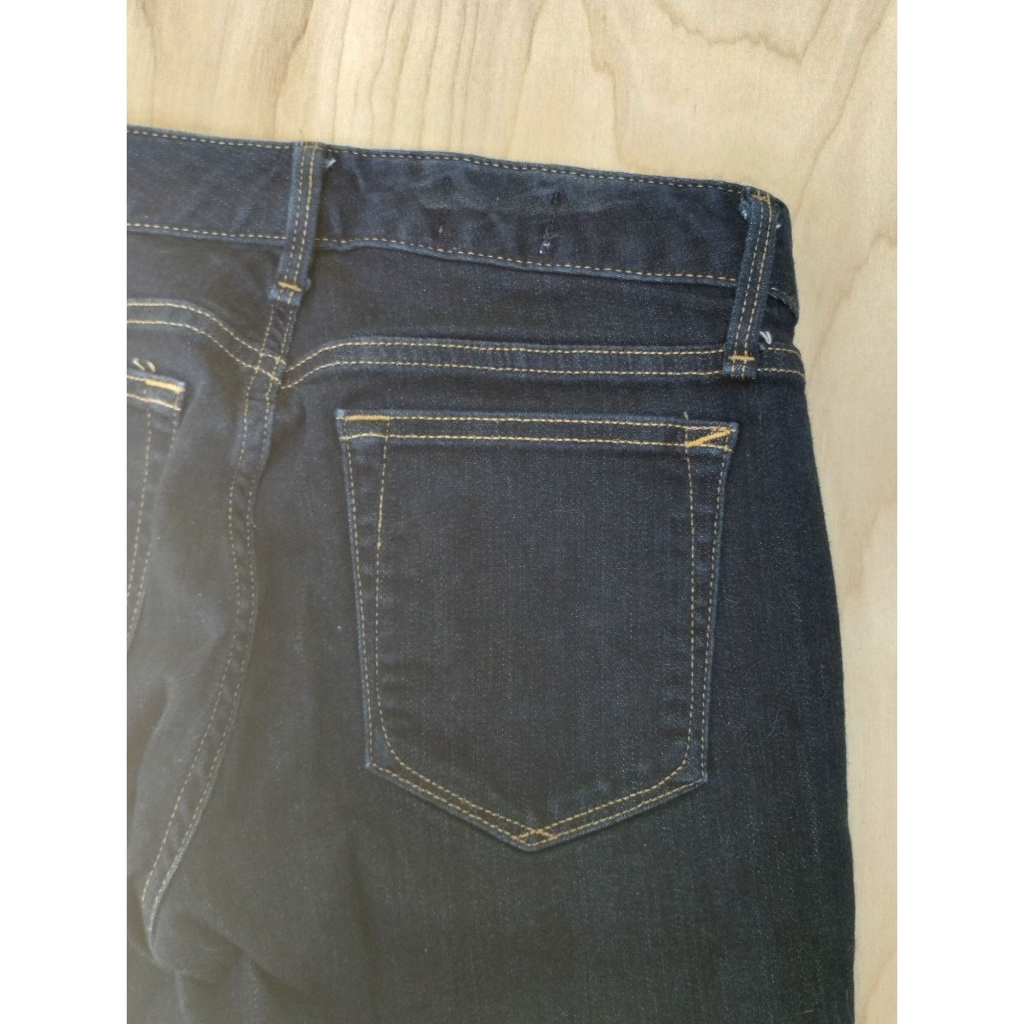 Gap Women Gap 1969 Real Straight Dark Wash Jeans Size 26 Waist 2 Size 26" / US 2 / IT 38 - 6 Thumbnail