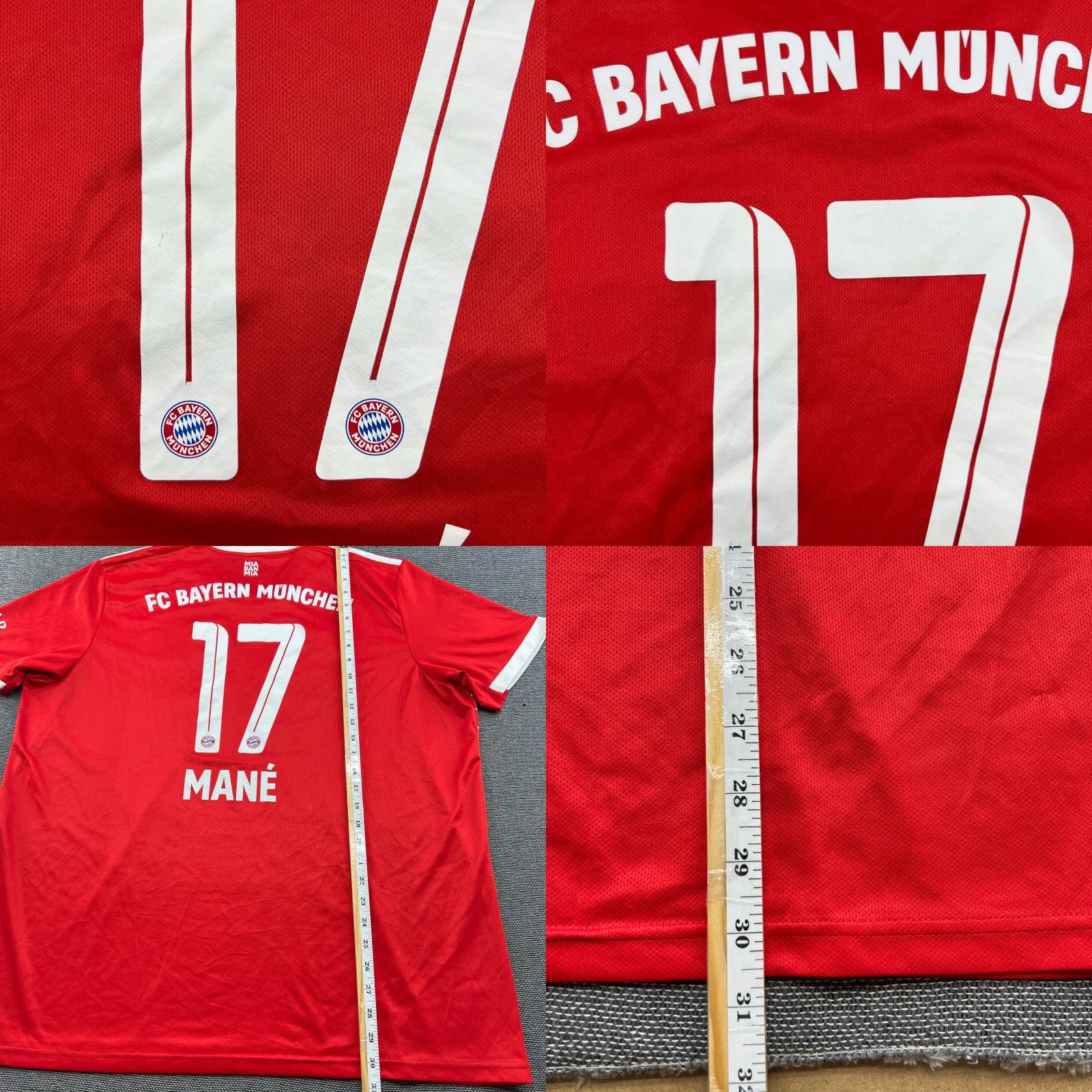 Adidas adidas Bayern Munich 2022 2023 Home Sadio Mane Mens Football Jersey Shirt 2XL Red Size US XXL / EU 58 / 5 - 8 Thumbnail