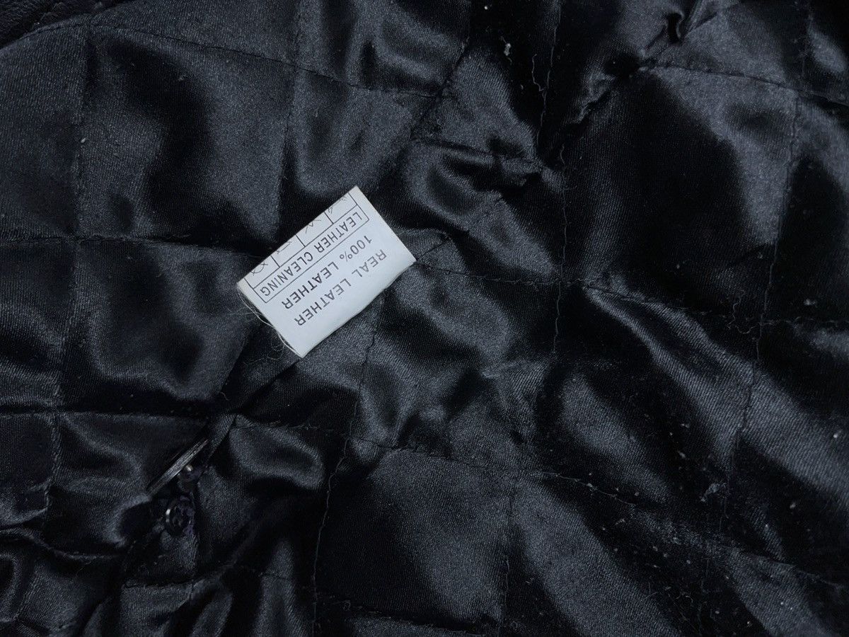 Genuine Leather × Japanese Brand × Vintage ➕ vintage y2k heavy leather short coat parka jacket Size US M / EU 48-50 / 2 - 5 Thumbnail