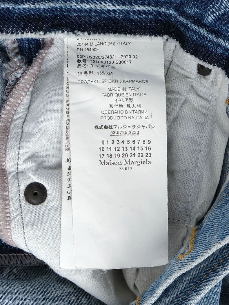 Maison Margiela Maison Margiela SS18 stitching washed jeans Size 25" / US 0 / IT 36 - 7 Thumbnail