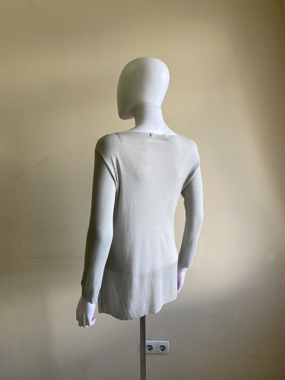 Transit Uomo Transit Par Such Womens Long Sleeve Grey Mesh Top Size 3 Size M / US 6-8 / IT 42-44 - 7 Thumbnail