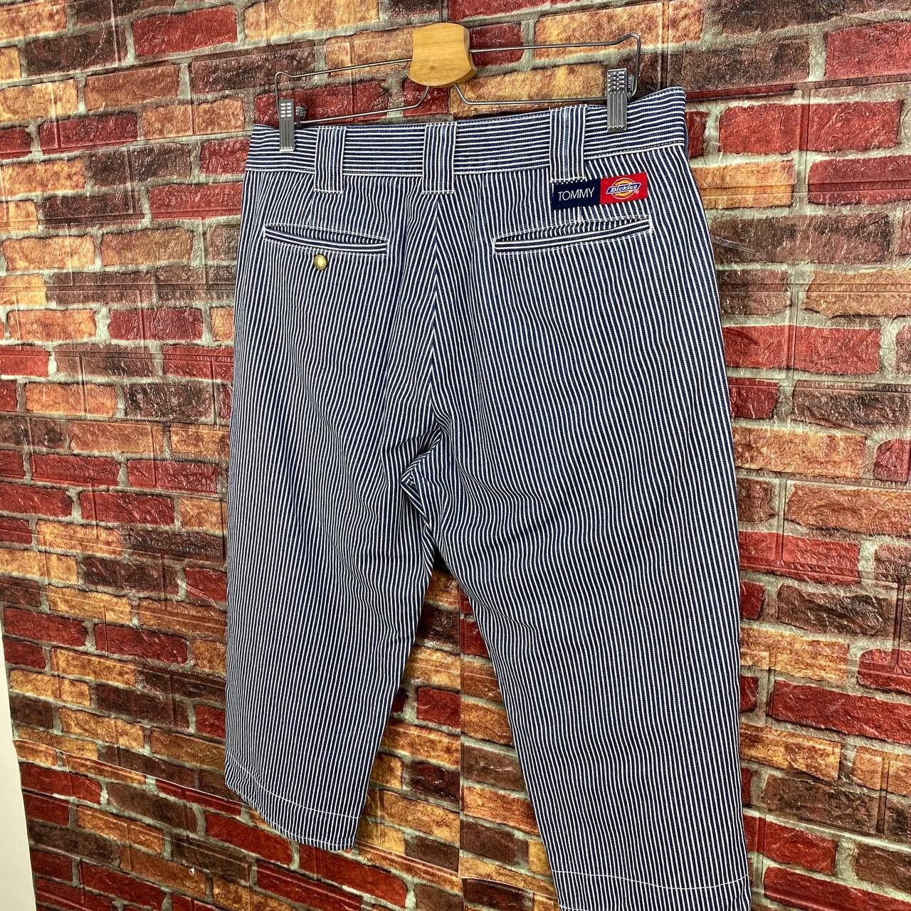 Dickies DICKIES X TOMMY Hickory Stripe Workwear Carpenter Pants Size US 33 - 6 Thumbnail