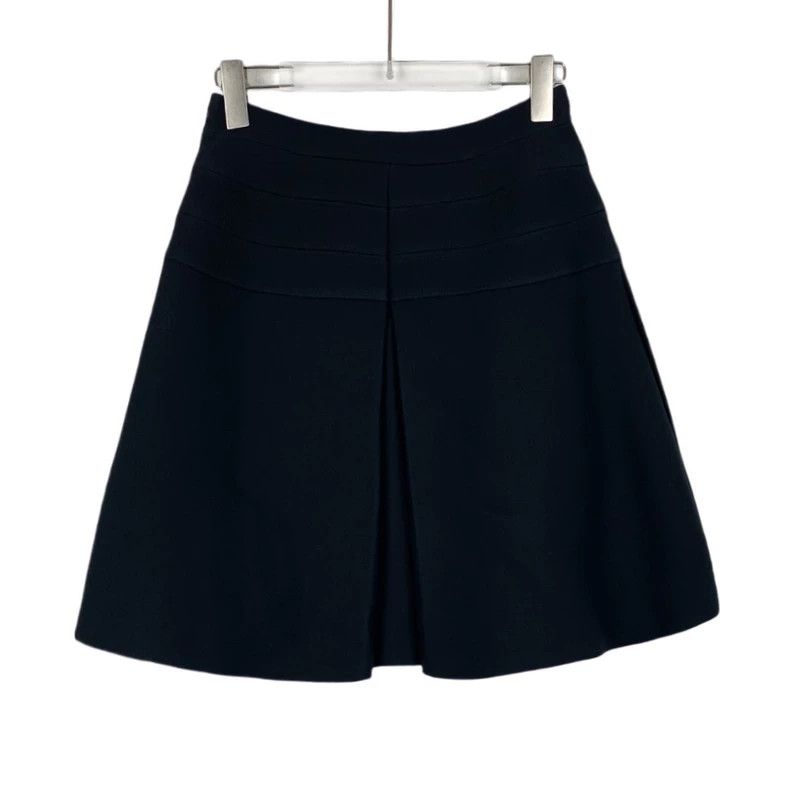 Dior DiorBlack wool casual skirt 2503-Nextarrow Size 25" / US 0 / IT 36 - 2 Thumbnail