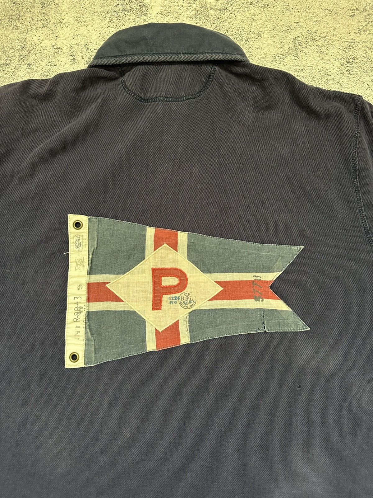 Polo Ralph Lauren Vintage Polo Ralph Lauren Polos Yacht Club Flag Logo Y2K Size US XL / EU 56 / 4 - 18 Thumbnail