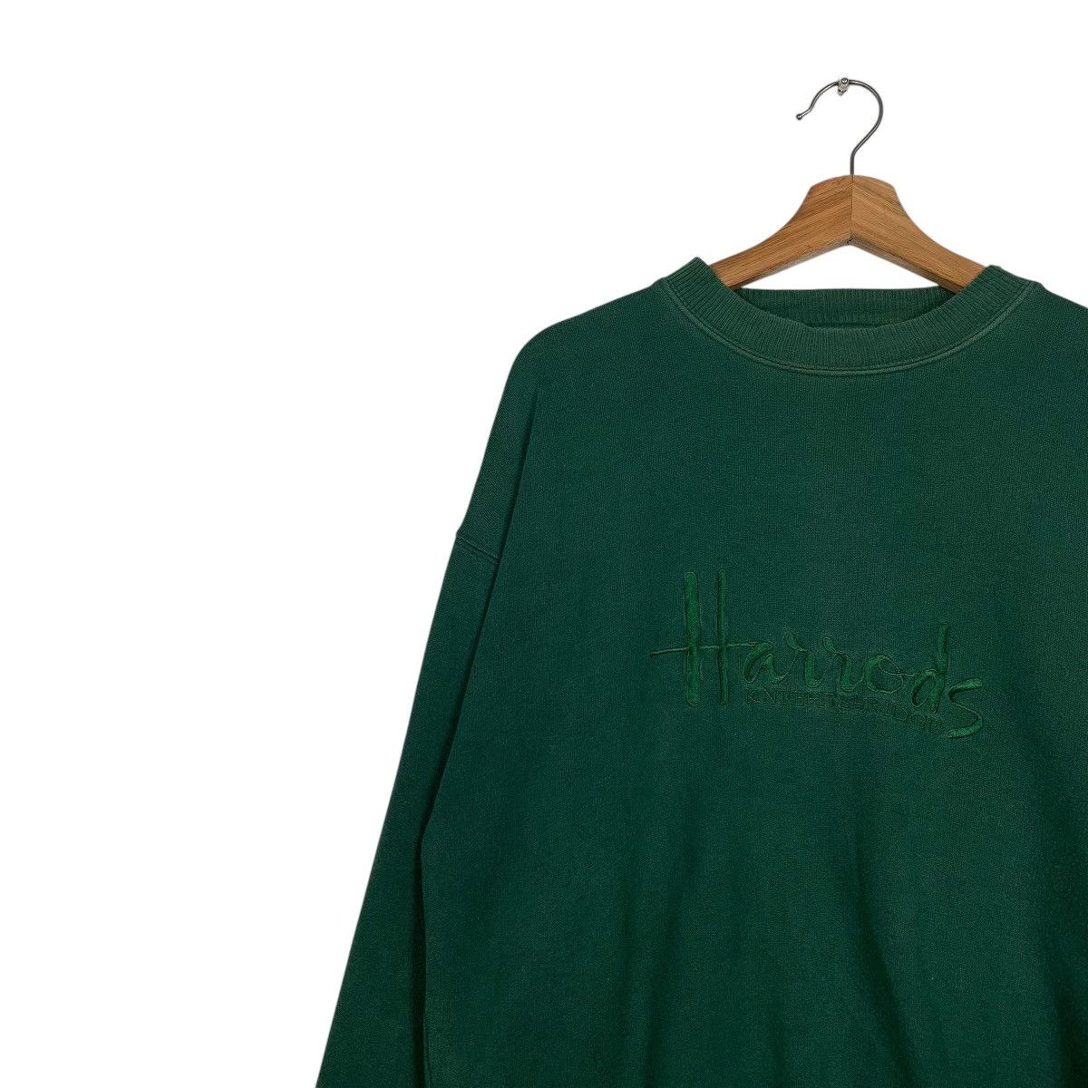 Harrods Vintage Harrods Green Sweatshirt Size US S / EU 44-46 / 1 - 6 Thumbnail