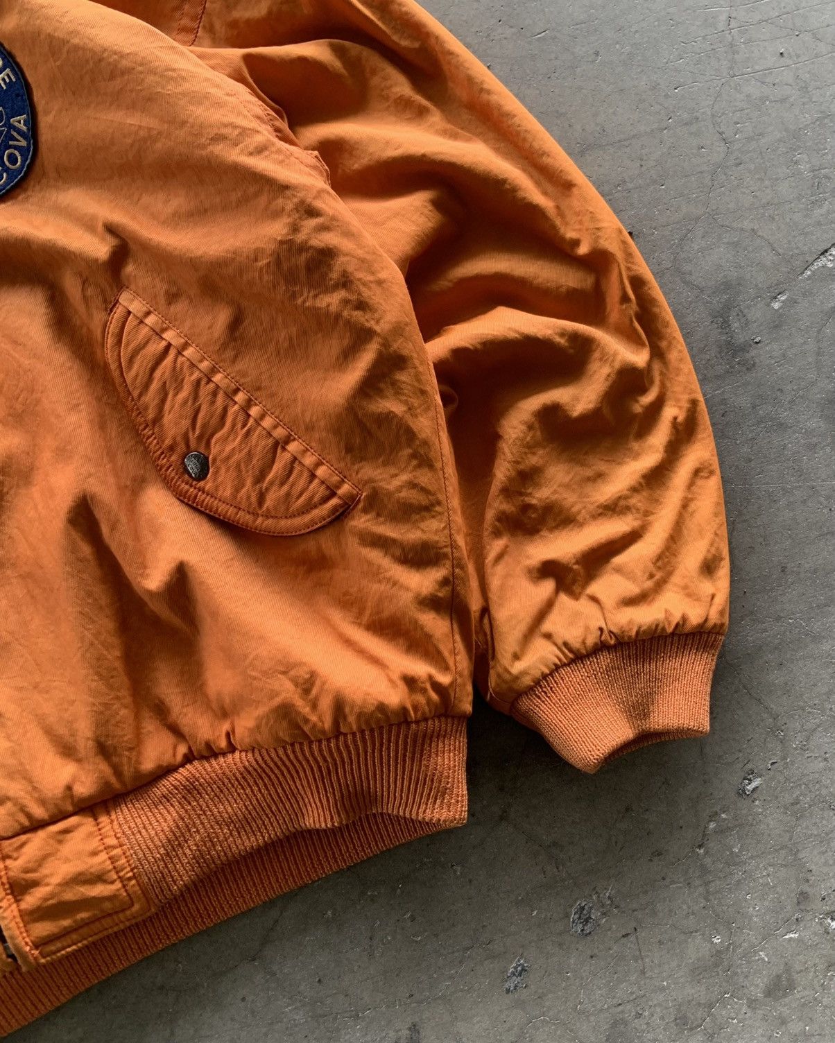 If Six Was Nine × Japanese Brand × Le Grande Bleu (L.G.B.) 1990s Lupo Di Mare Sina Cova Reversible Flight Bomber Jacket Size US M / EU 48-50 / 2 - 3 Thumbnail
