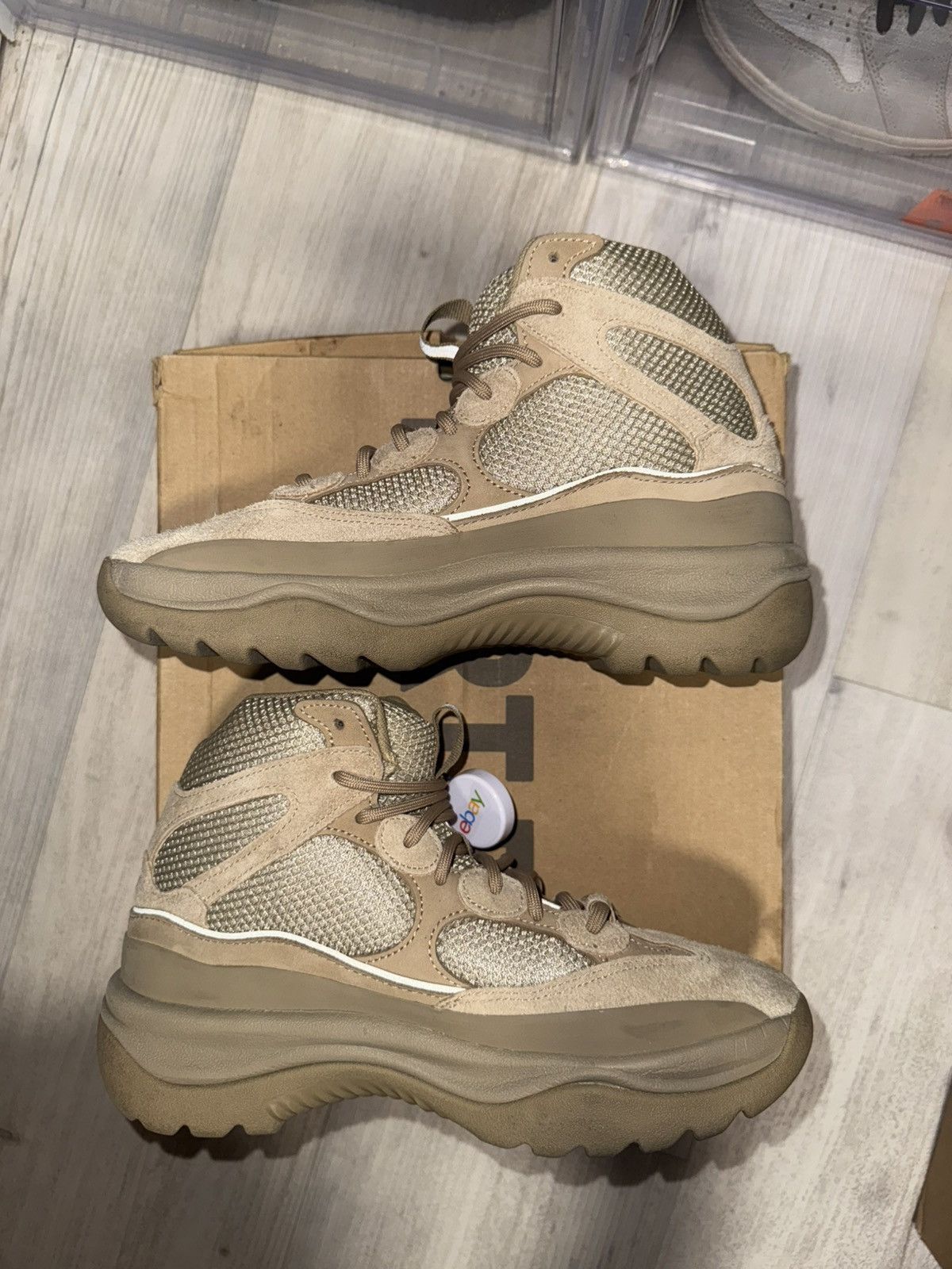 Adidas × Kanye West Adidas Yeezy Desert Boot Rock Size US 8 / EU 41 - 3 Thumbnail