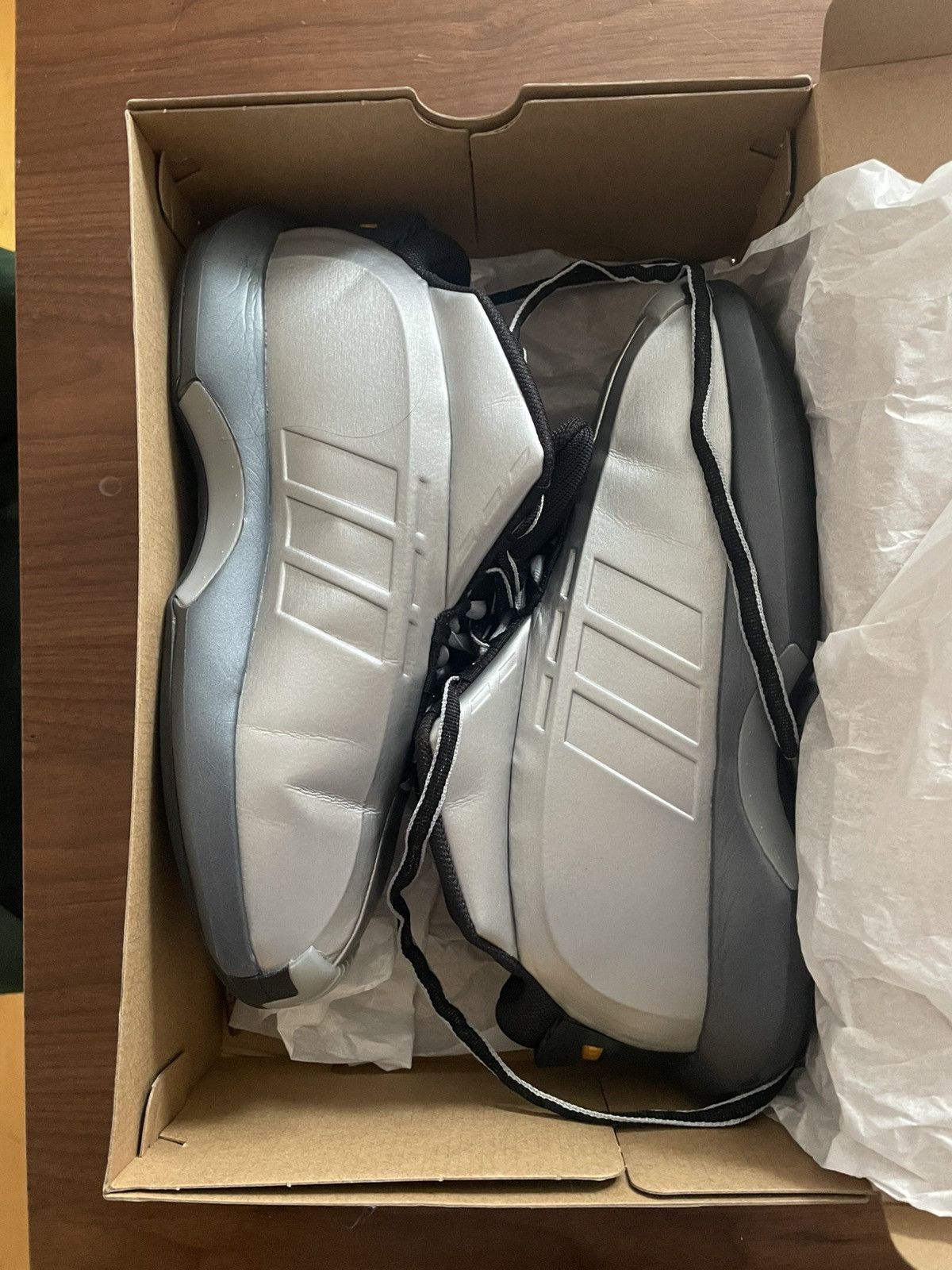 Adidas ADIDAS Crazy 1 MAT silver, Core Black & Onix Size US 8.5 / EU 41-42 - 7 Thumbnail