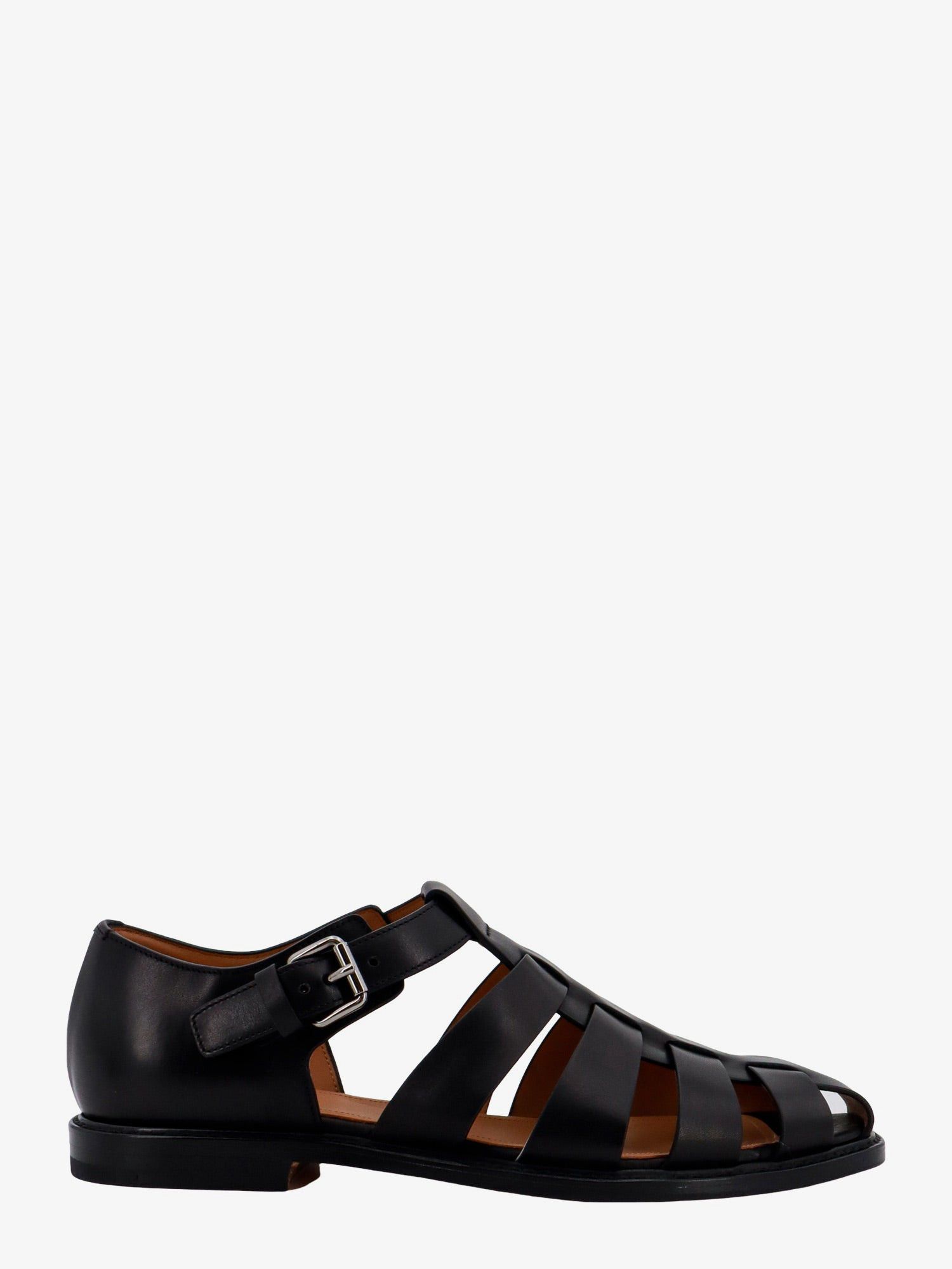 image of Churchs Sandals Man Black Sandals, Men's (Size 6)
