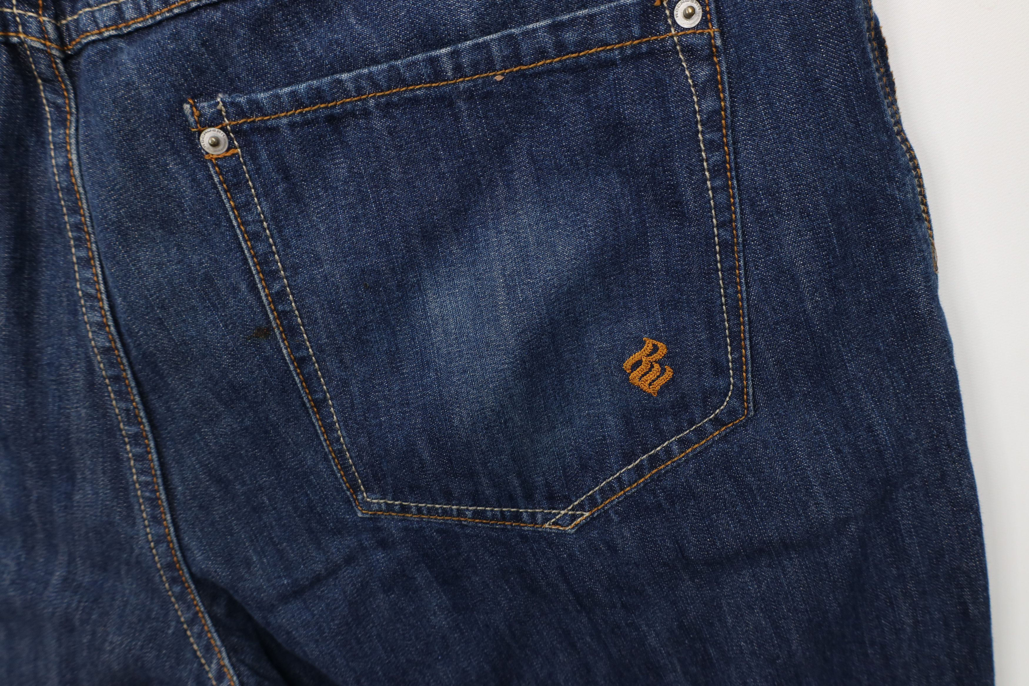 Rocawear Vintage 90s Y2K Rocawear Baggy Wide Leg Denim Jeans Blue Size US 38 / EU 54 - 14 Thumbnail