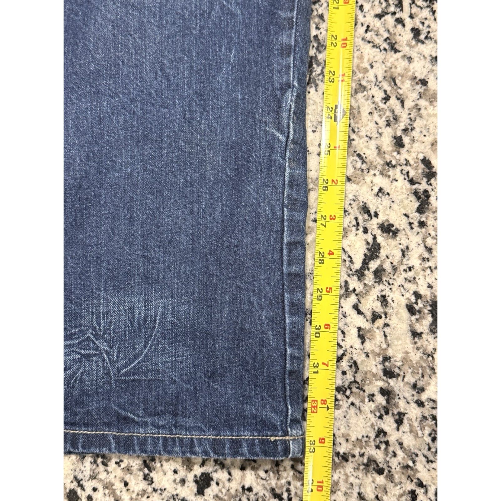 Denime VINTAGE Marithe Francois Girbaud Jeans Mens 38 Regular Blue 33in Inseam Baggy Straight Denim 1990s Mens Size US 38 / EU 54 - 3 Thumbnail