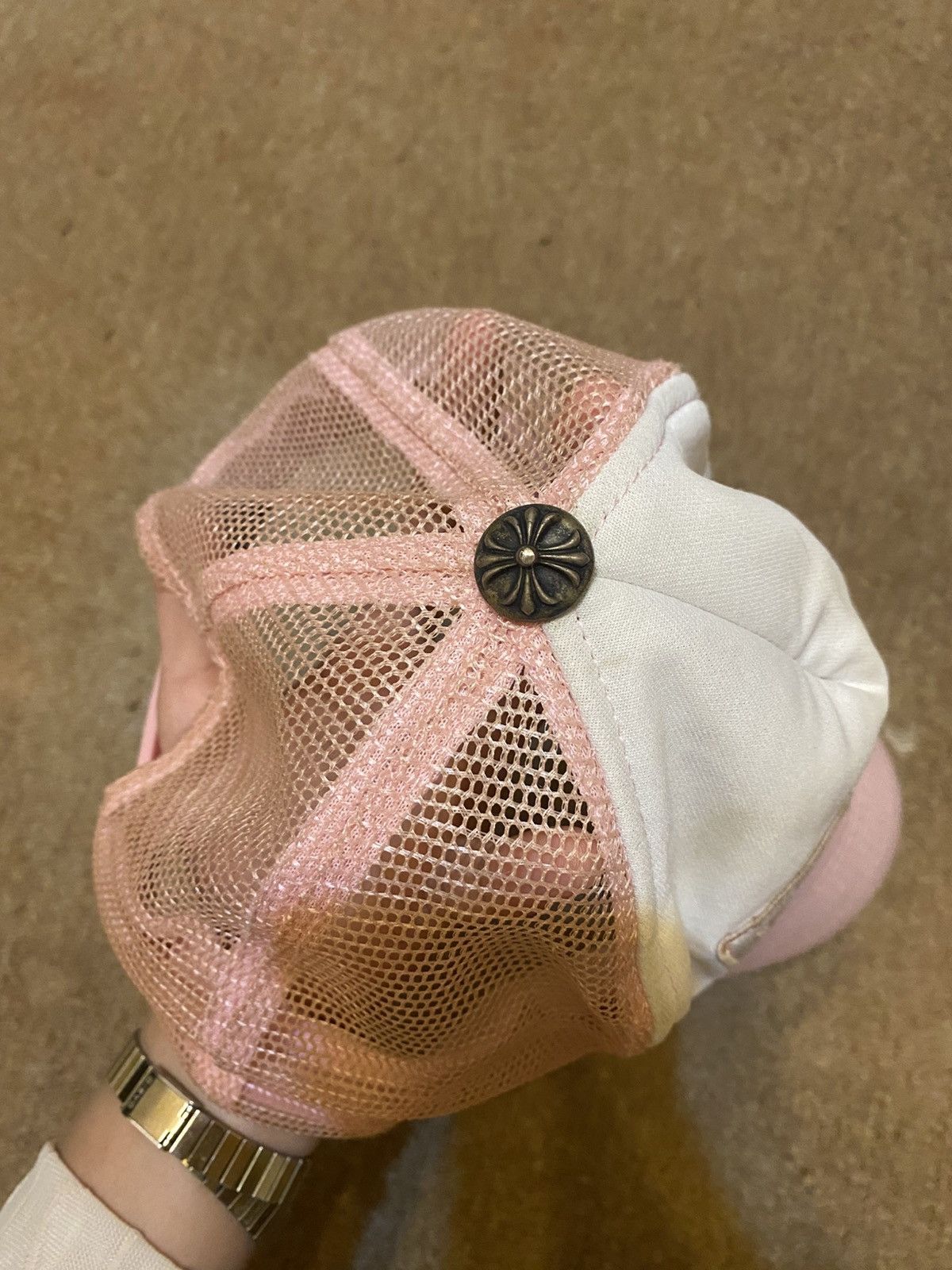 Chrome Hearts Vintage Chrome Hearts Pink Trucker Size ONE SIZE - 3 Thumbnail