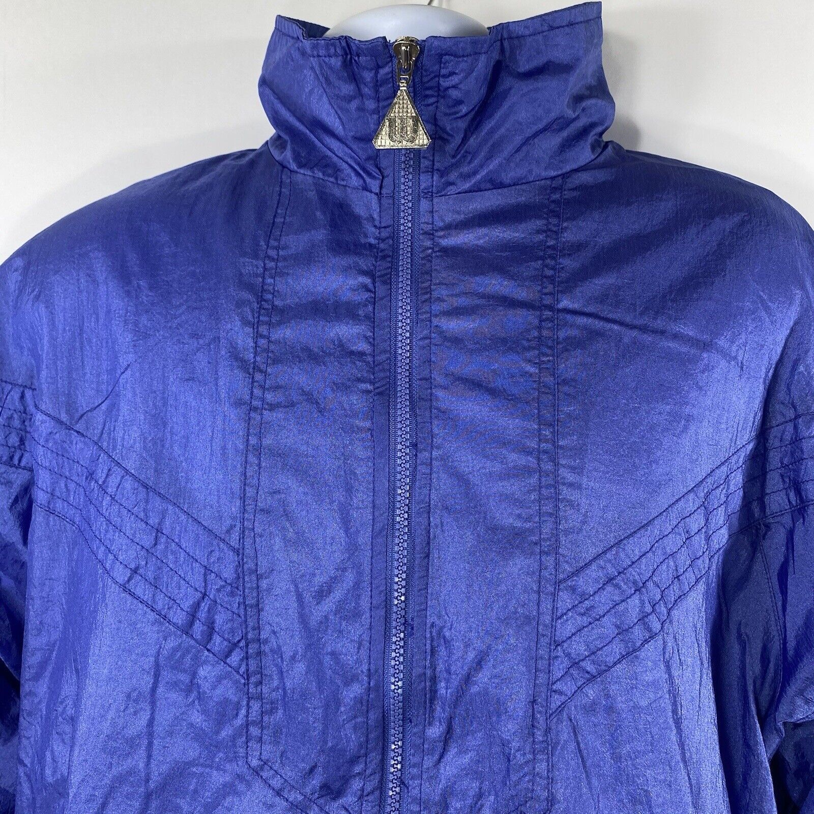 Vintage Vintage Wilson Medium Track Jacket Windbreaker Nylon Coat Size M / US 6-8 / IT 42-44 - 2 Thumbnail