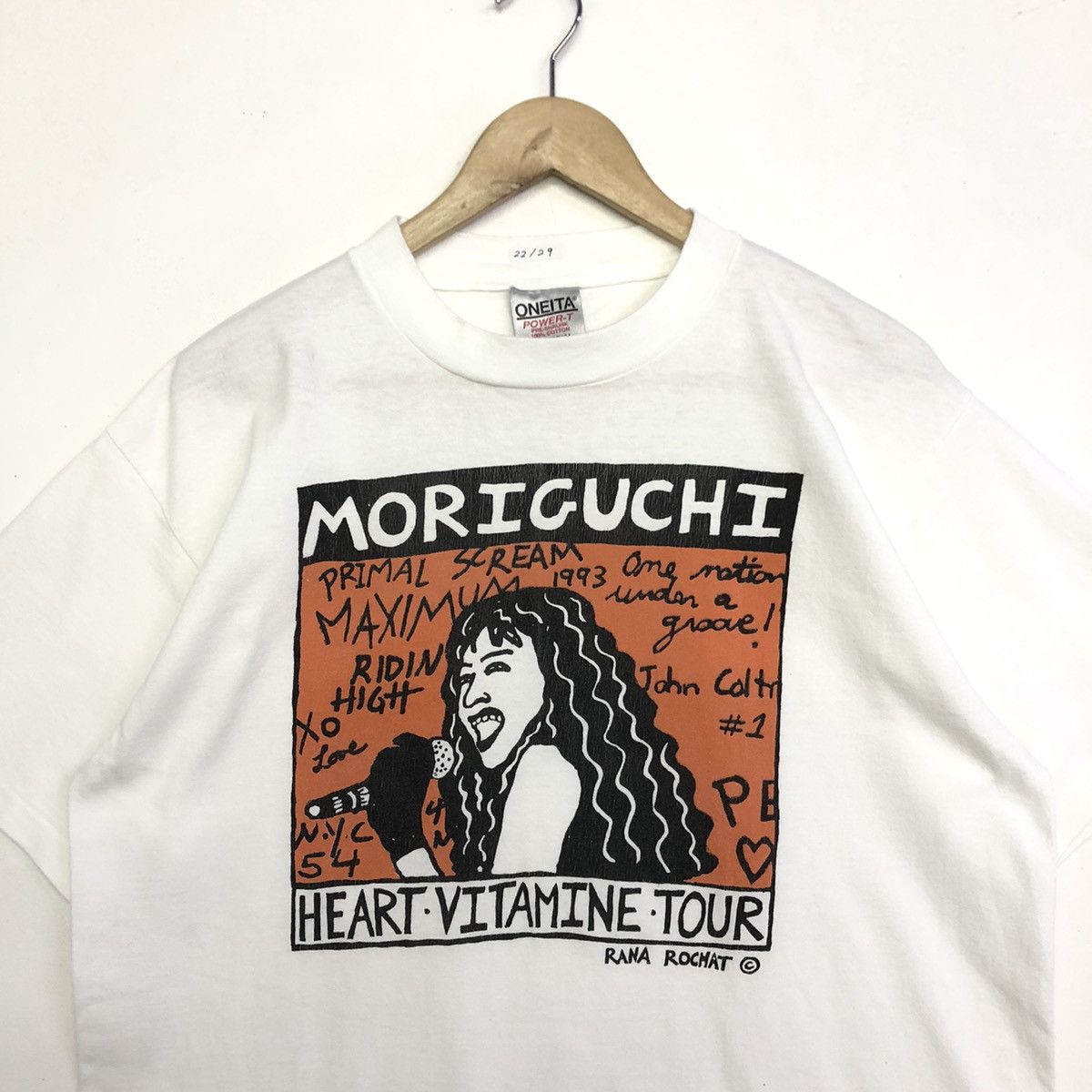 Band Tees × Vintage Vintage Moriguchi Primal Scream Heart Vitamin Tour Tee Size US L / EU 52-54 / 3 - 2 Thumbnail