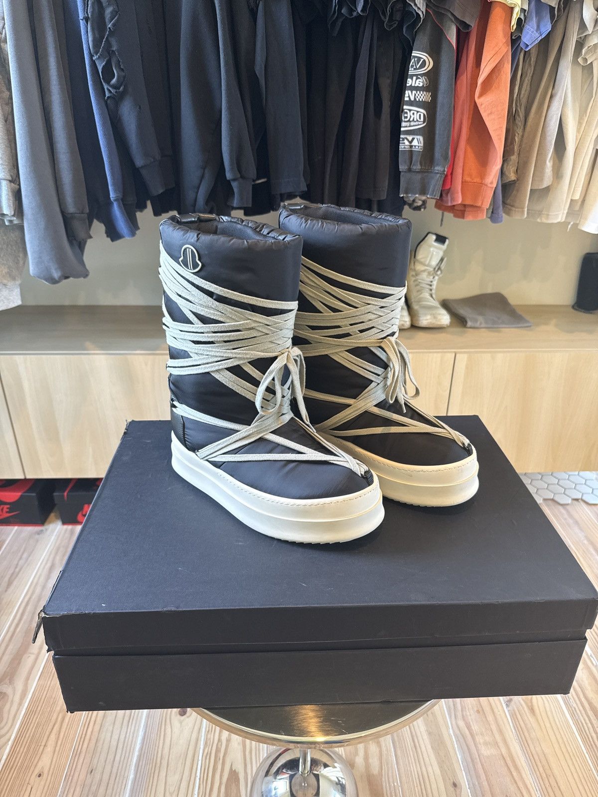 Moncler × Rick Owens Rick Owens x Moncler Big Rocks Boots Size 42 