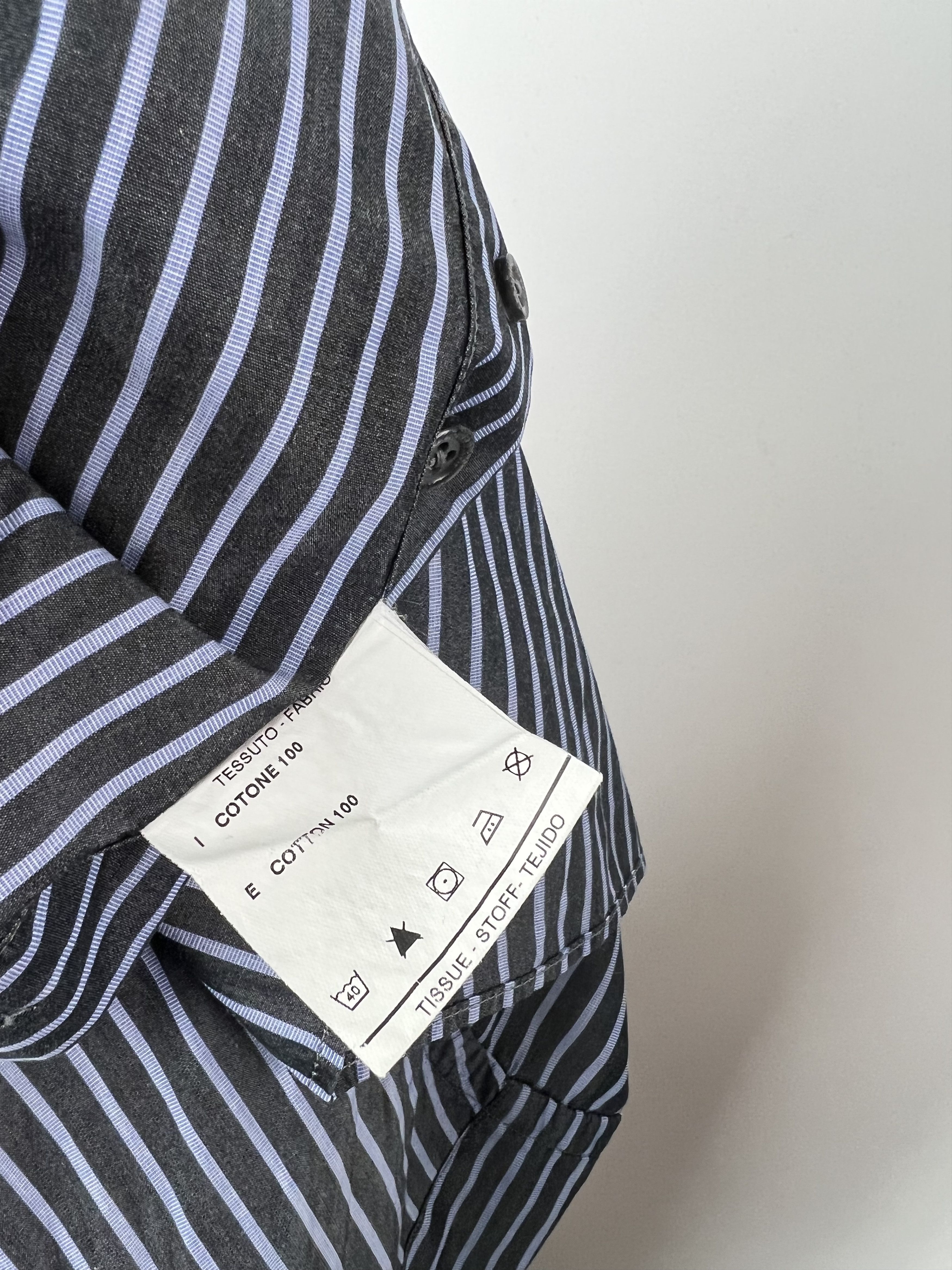 Corneliani Corneliani Men's Striped Button Up Shirt Size 15.5/39 Size US S / EU 44-46 / 1 - 7 Thumbnail