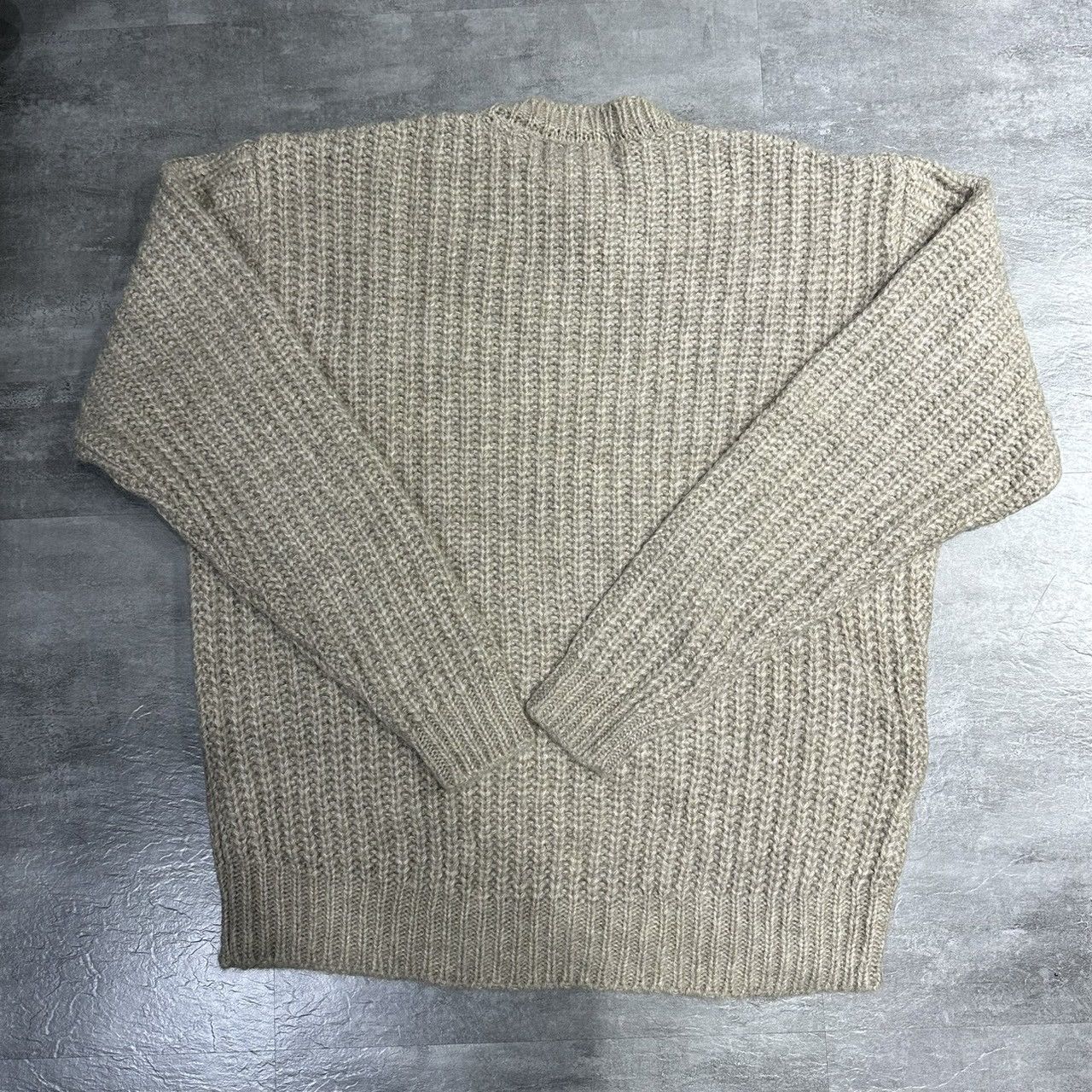 Represent Clo. Represent Heavy Rib Sweater - Wheat Size US XL / EU 56 / 4 - 2 Thumbnail