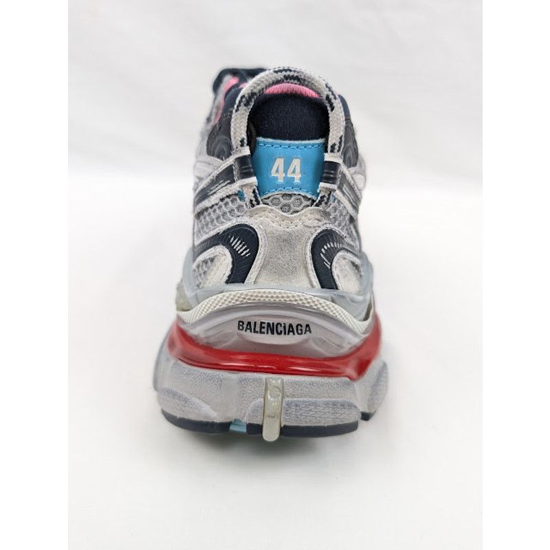 Balenciaga o1rshd1 Runner 2 Mesh/Pu/W Sneakers in Grey/Blue/Pink/Red Size US 11 / EU 44 - 6 Thumbnail