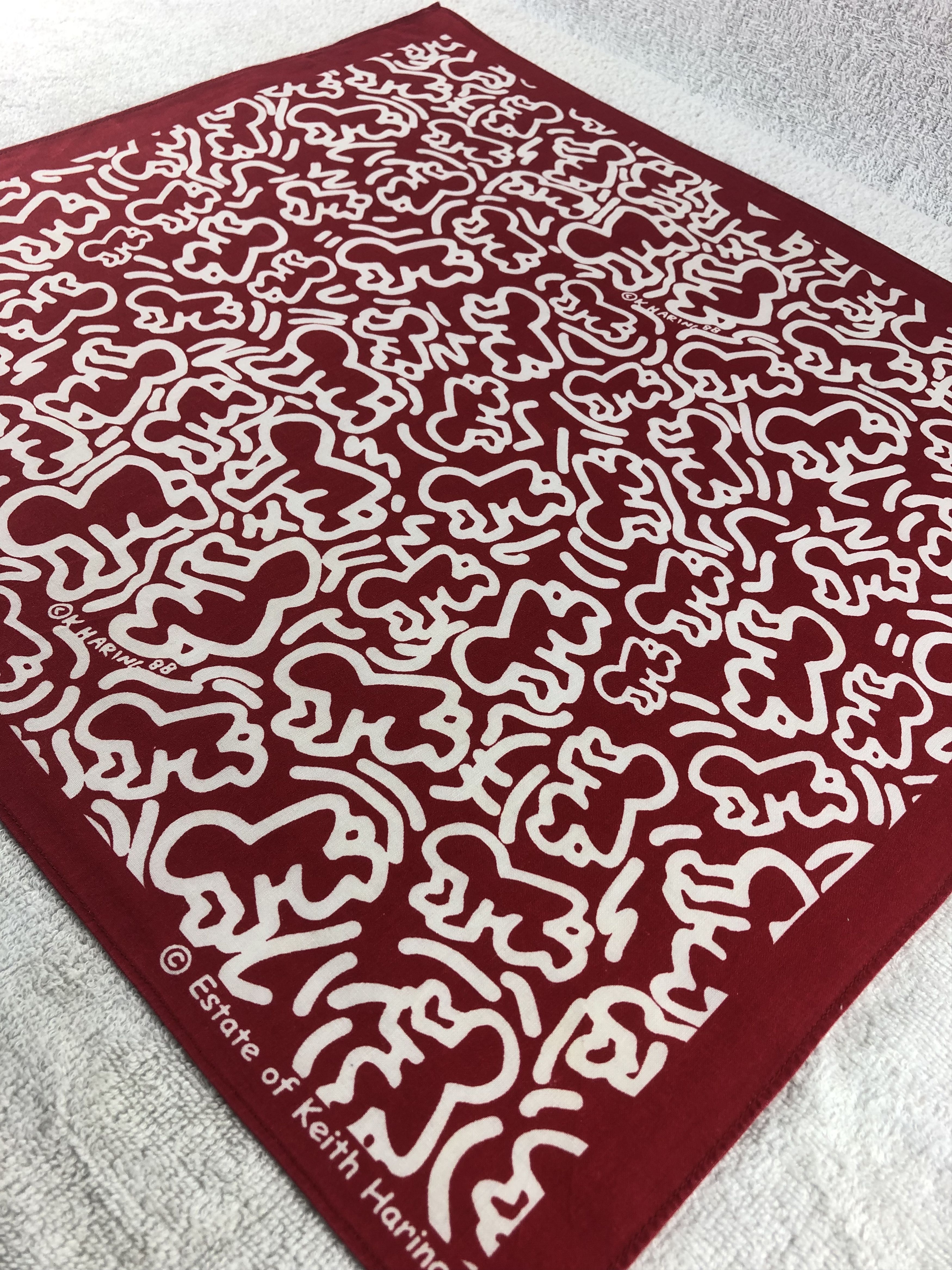 Keith Haring Keith Haring Handkerchief / Bandana / Neckerchief Size ONE SIZE - 4 Thumbnail