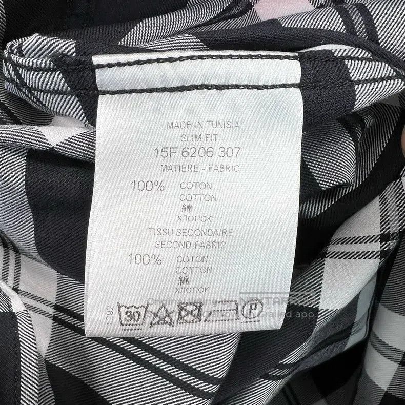 Givenchy Givenchy Size39 39 / Plaid Color Blocked Casual Shirt Size US M / EU 48-50 / 2 - 4 Thumbnail