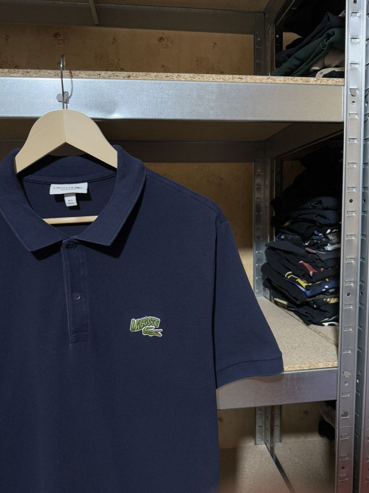 Lacoste × Vintage Vintage 90s Lacoste Polo T-Shirt Made In France Y2K HYPE Size US XXL / EU 58 / 5 - 3 Thumbnail