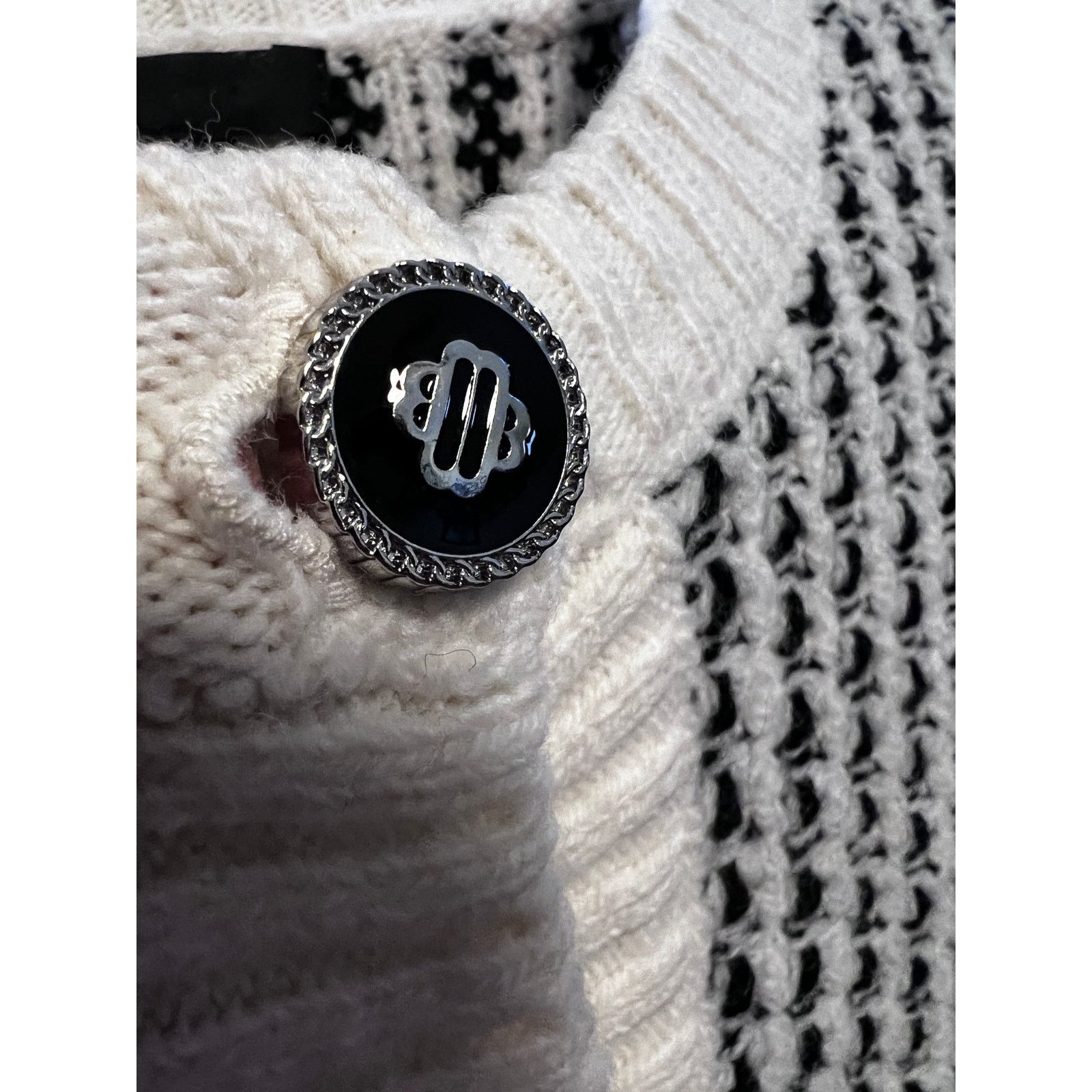 Maje Maje Vintage Wool Striped Button Up Sweater Cardigan XS Size XS / US 0-2 / IT 36-38 - 7 Thumbnail