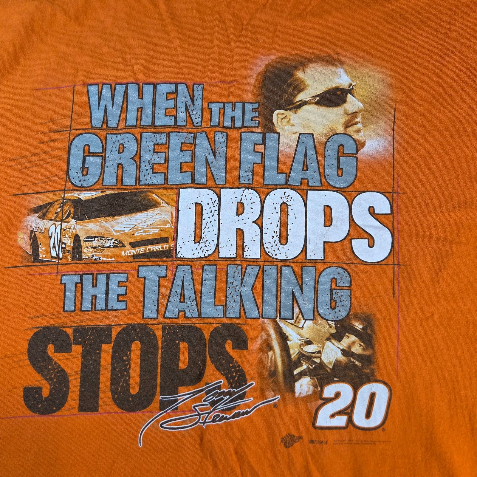 Vintage Tony Stewart #20 NASCAR Sleeveless Racing Tee XXL Size US XXL / EU 58 / 5 - 2 Thumbnail
