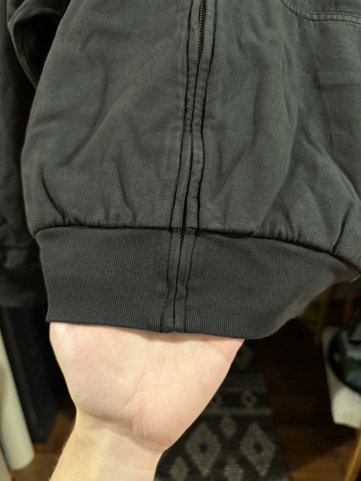 Balenciaga × Gap × Kanye West Yeezy Gap by Balenciaga H14B Zip Up Sweatshirt Hoodie Black Size US S / EU 44-46 / 1 - 8 Thumbnail