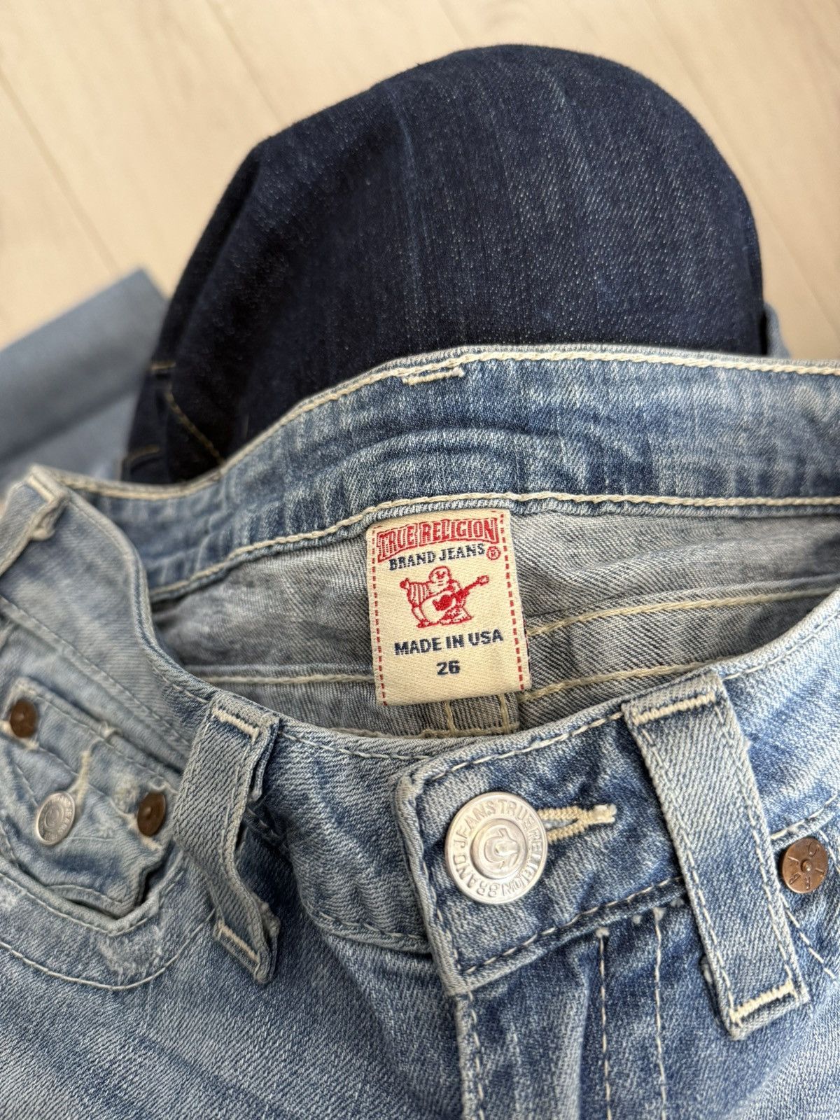 True Religion True Religion Washed Flared Bootcut Denim Jeans Hi-Rise Boot Size 26" / US 2 / IT 38 - 9 Thumbnail