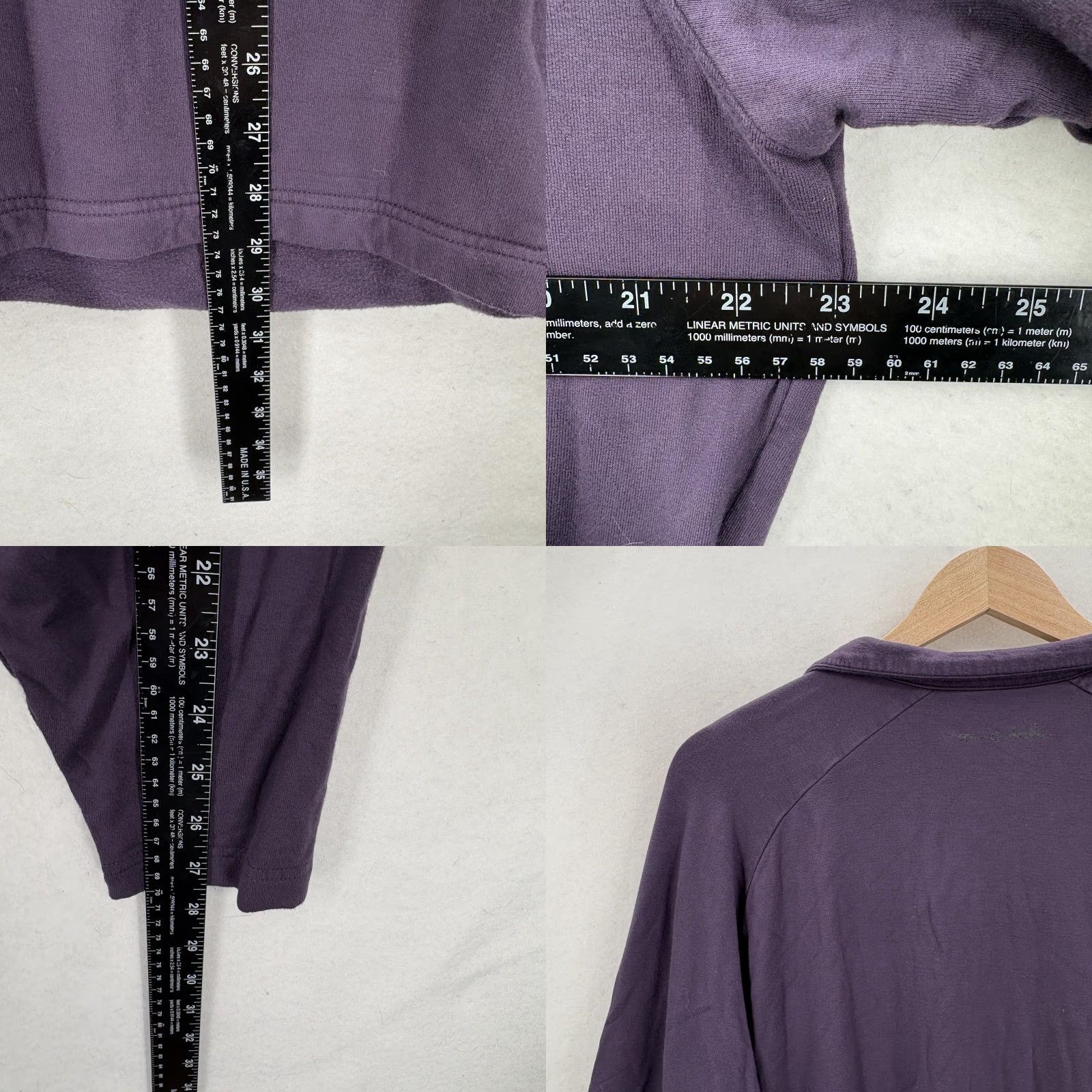 TravisMathew Travis Mathew Upgraded Pullover Mens Large Purple Quarter Zip Stretch Golf Camp Size US L / EU 52-54 / 3 - 8 Thumbnail