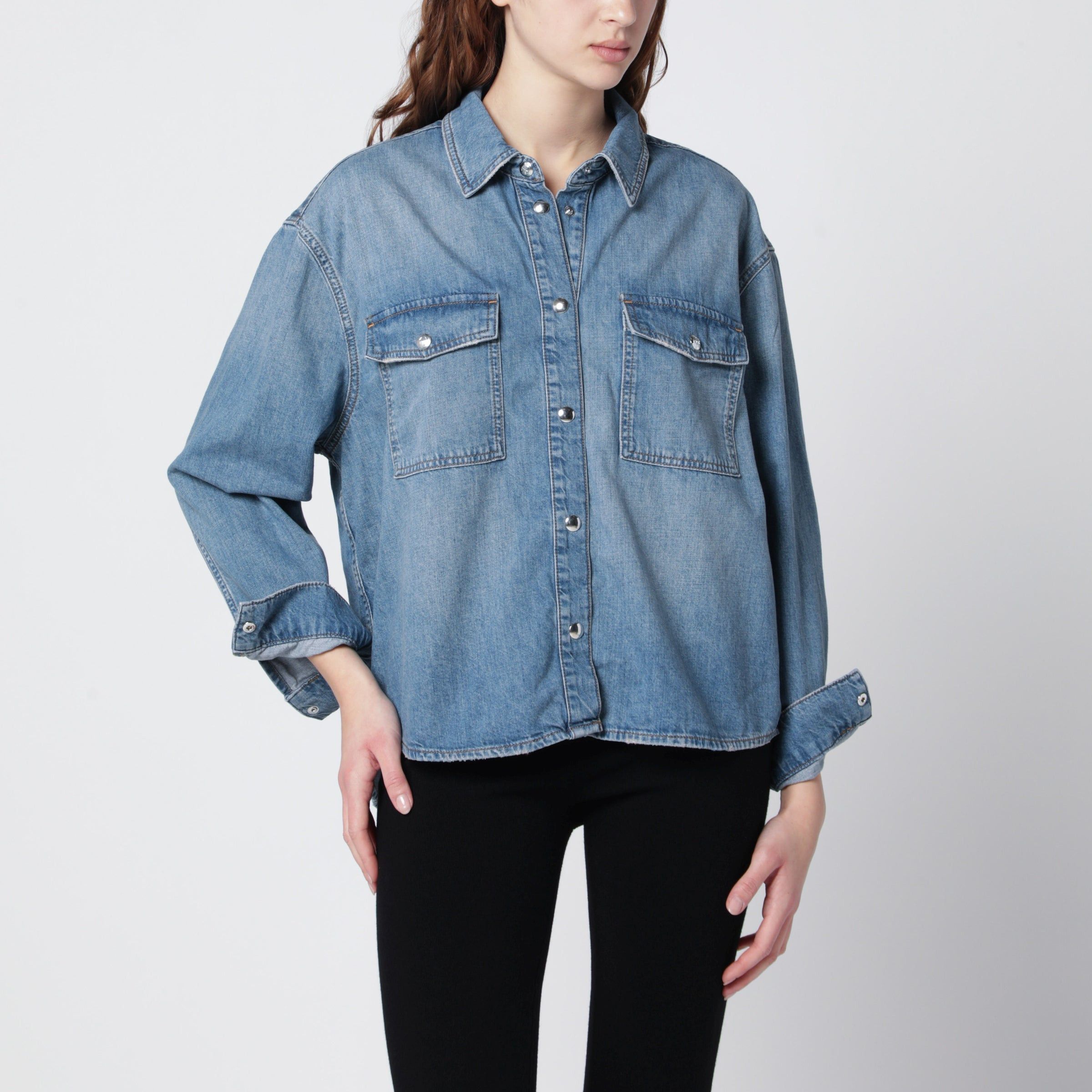 Anine Bing Anine Bing Paxton Denim Shirt Size M / US 6-8 / IT 42-44 - 1 Thumbnail