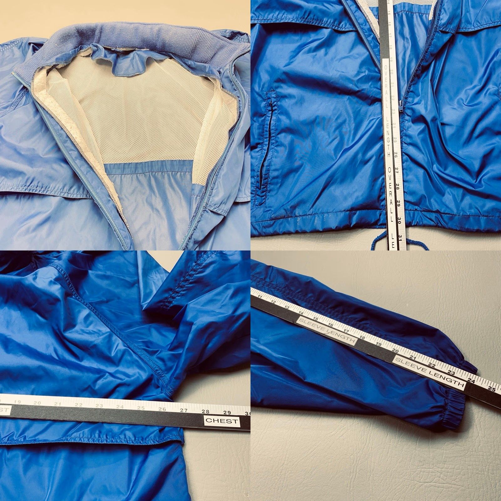 Vintage VINTAGE Woolrich Hooded Nylon Windbreaker Men's 2XL Blue Rain Jacket 90s 8213 Size US XXL / EU 58 / 5 - 8 Thumbnail