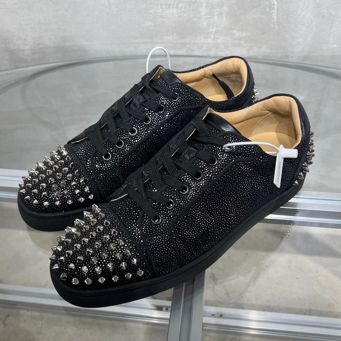 Other CL Black Red Sole Riveted 44 Shoes Size US 11 / EU 44 - 2 Thumbnail