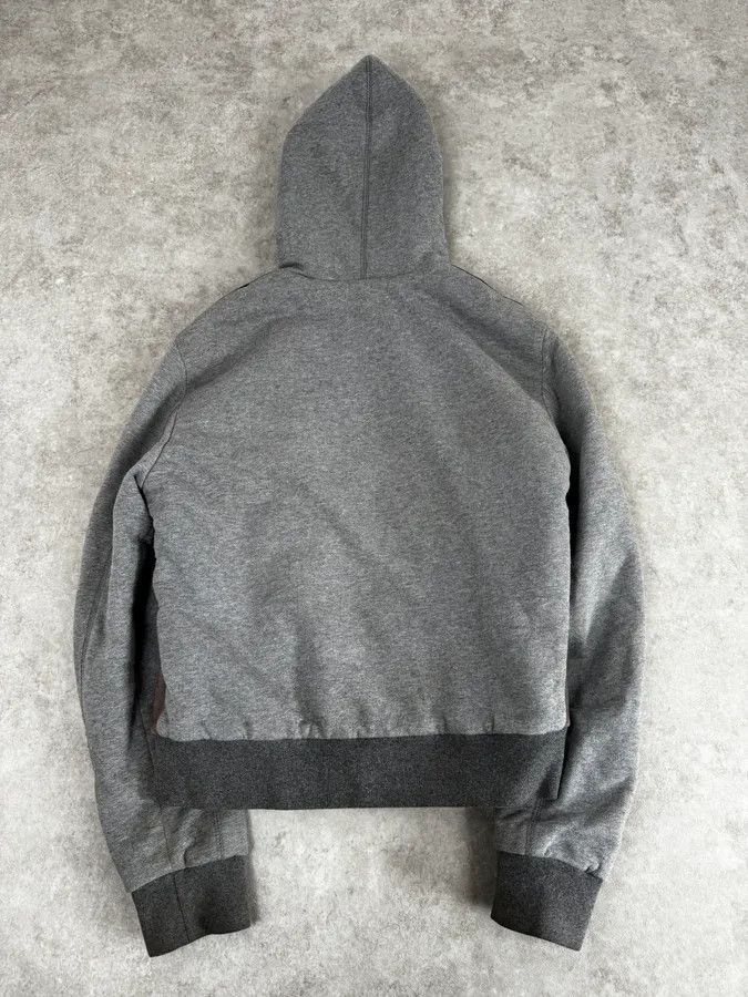 Dolce & Gabbana AW2010 Dolce & Gabbana Grey Technical Leather Hooded Jacket Size US M / EU 48-50 / 2 - 4 Thumbnail