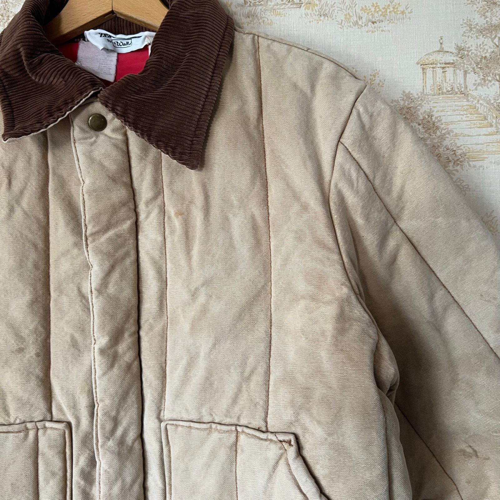Walls 80s Walls Zero-Zone Work Jacket | Distressed Canvas | M Size US M / EU 48-50 / 2 - 9 Thumbnail
