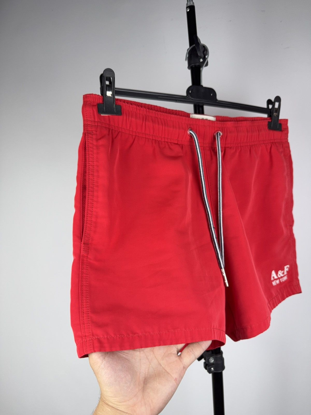 Abercrombie & Fitch Abercrombie & Fitch Red Swim Shorts A&F New York Size US 30 / EU 46 - 3 Thumbnail