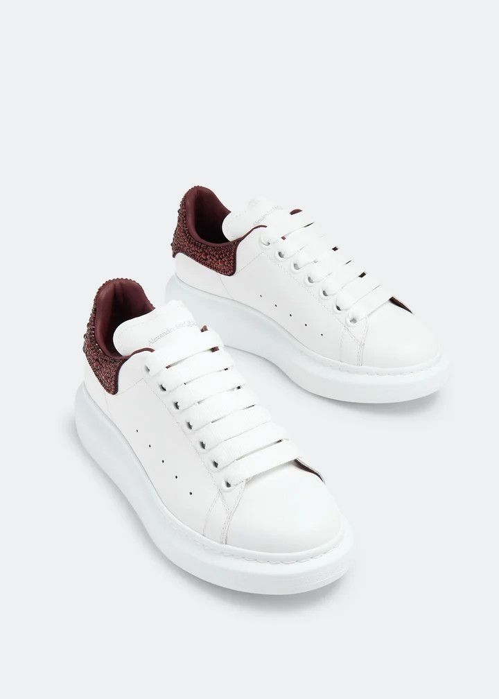 Alexander McQueen o1w1db10925 Oversized Sneaker in White Size US 6.5 / IT 36.5 - 3 Thumbnail