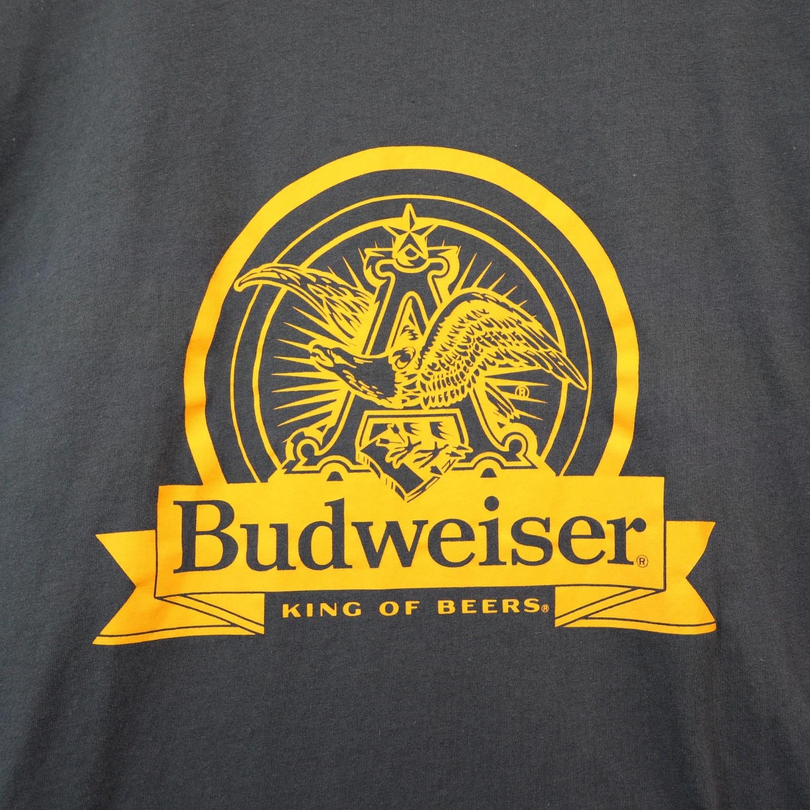 Pacsun Pacsun x Budweiser Shirt Medium Blue Cotton Biker Flame Size US M / EU 48-50 / 2 - 4 Thumbnail
