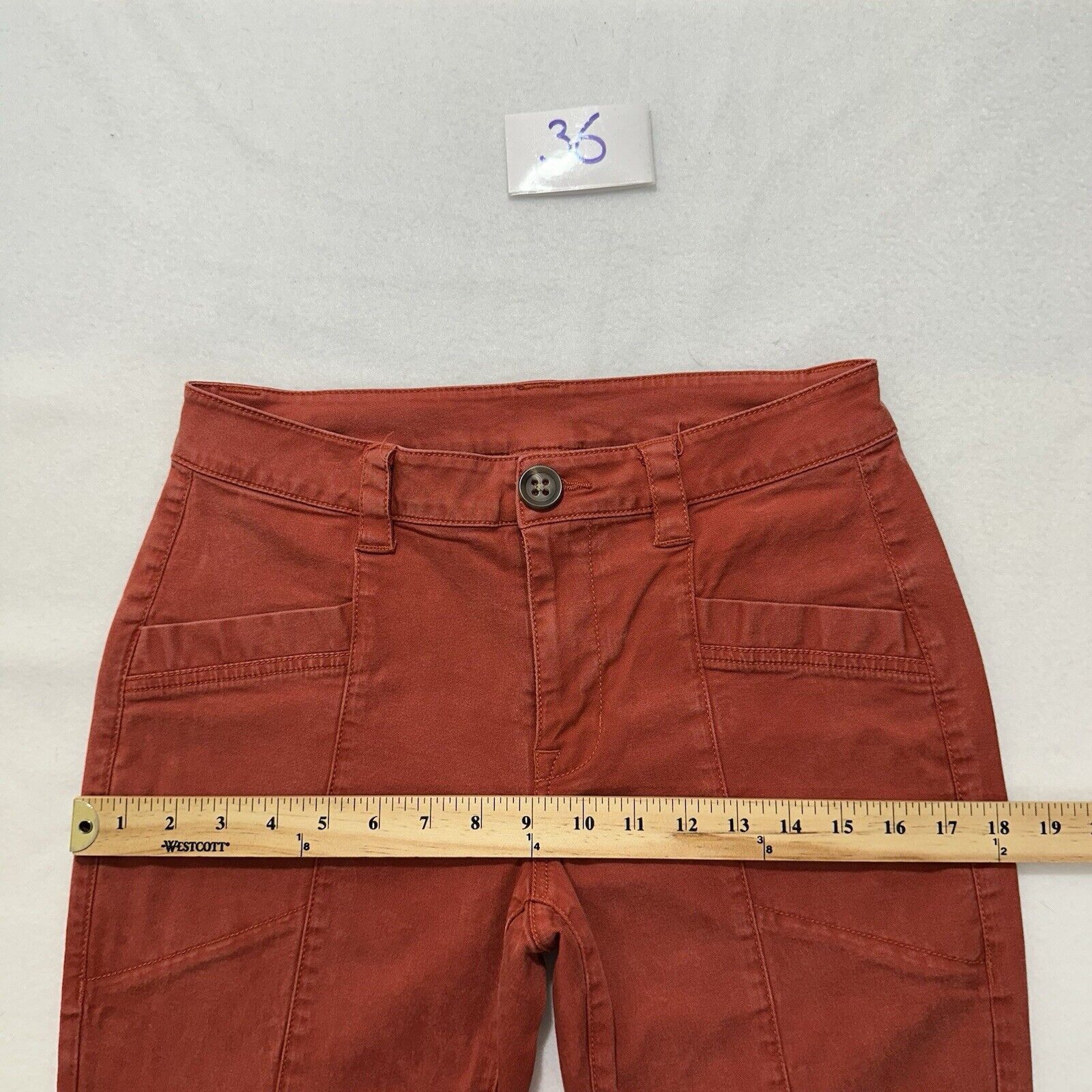 Other Cabi 6 Explorer Pants Skinny Leg Copper Orange Faded Size 28" / US 6 / IT 42 - 10 Thumbnail
