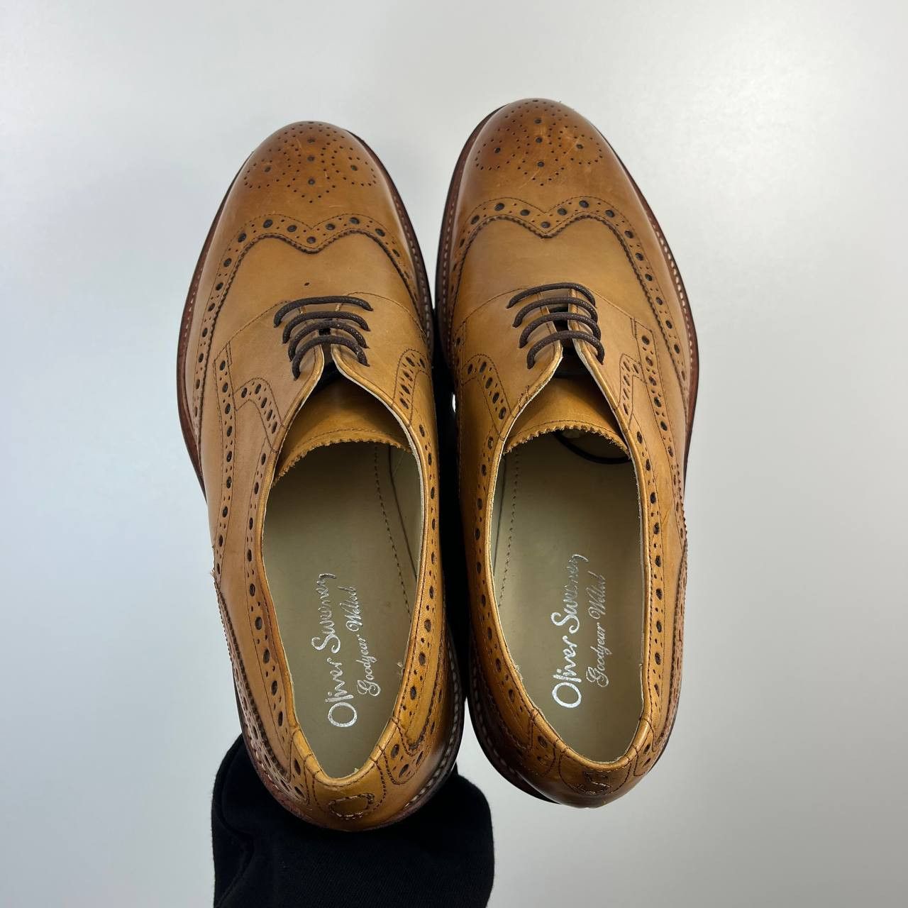 Oliver Sweeney Oliver Sweeney Serpentine Brogue Leather Oxford Size 44 Size US 10 / EU 43 - 9 Thumbnail