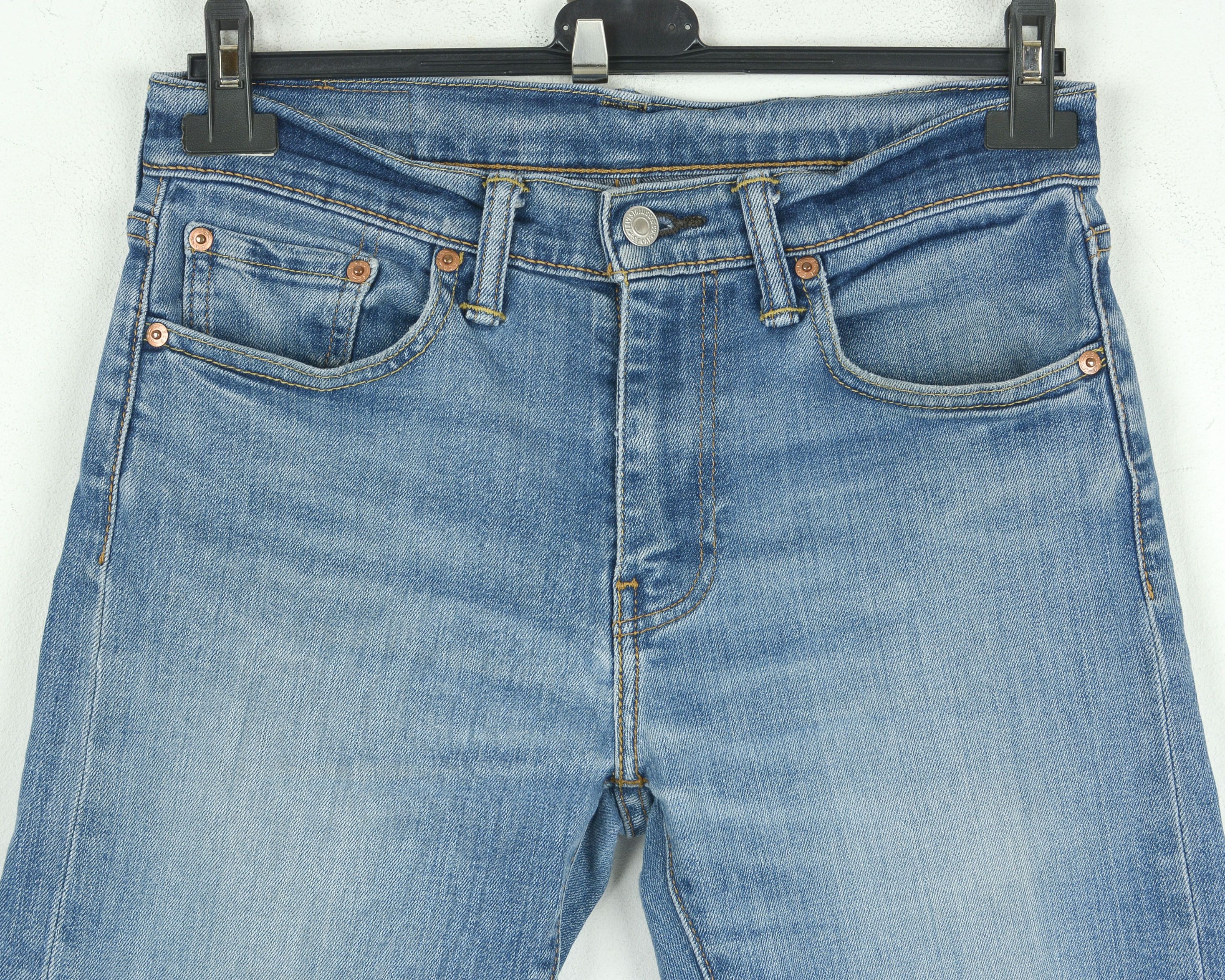 Levi's 502 W29 L32 Straight Jeans Denim Pants Trousers Zip Slim Fit Size US 29 - 2 Thumbnail