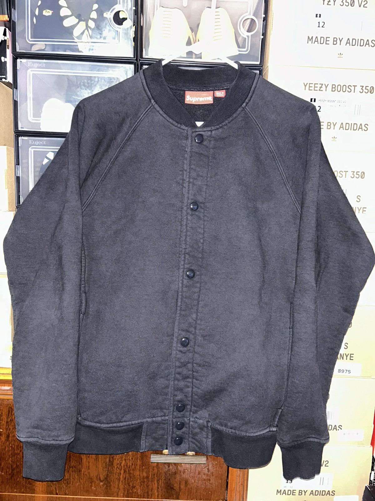 Supreme Supreme Snap Front Arc Logo Jacket Black FW13 size Medium Size US M / EU 48-50 / 2 - 2 Thumbnail