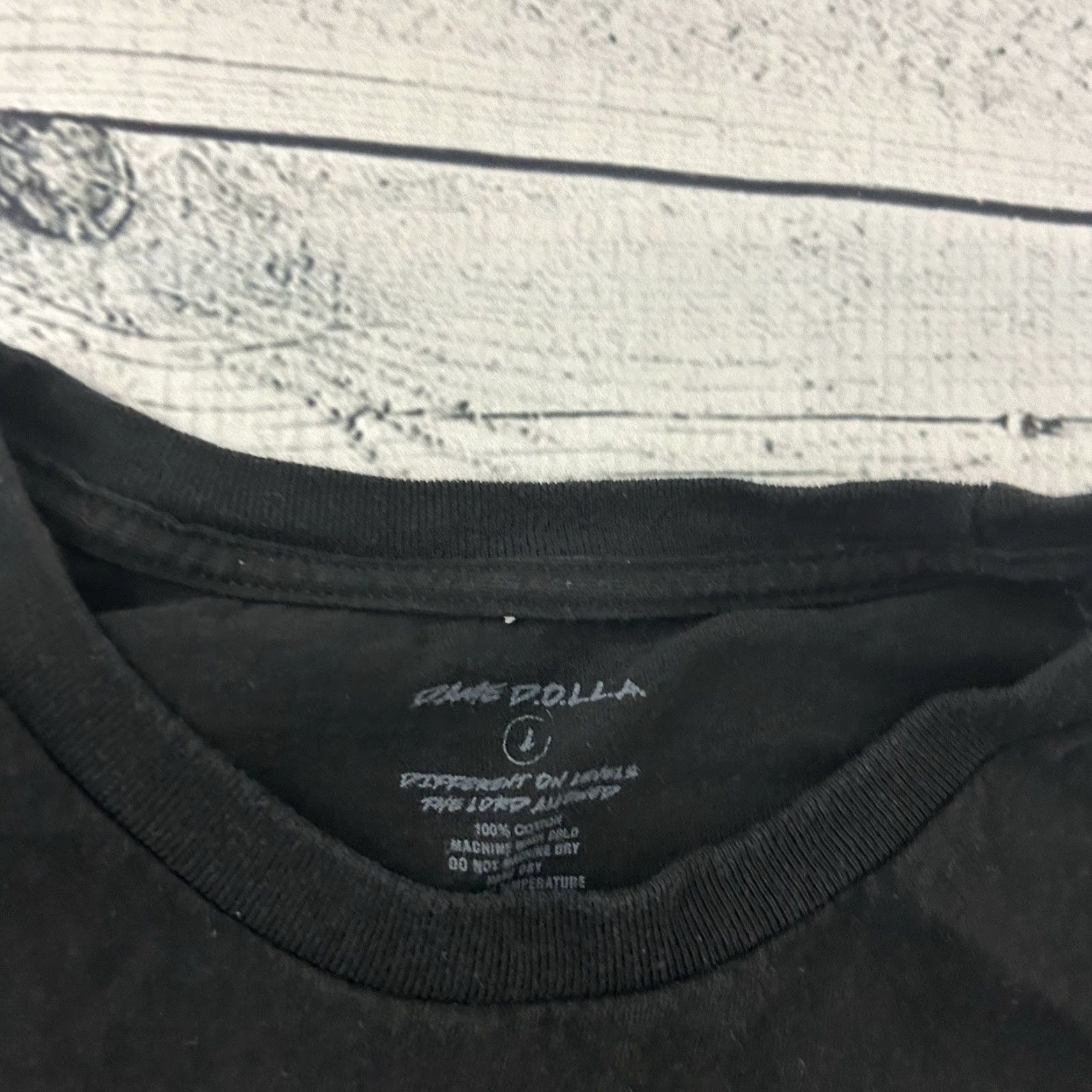 Vintage Dame D.O.L.L.A Short Sleeve T Shirt Men's Large Black Mens L Shirt Dame Dolla Size US L / EU 52-54 / 3 - 2 Thumbnail