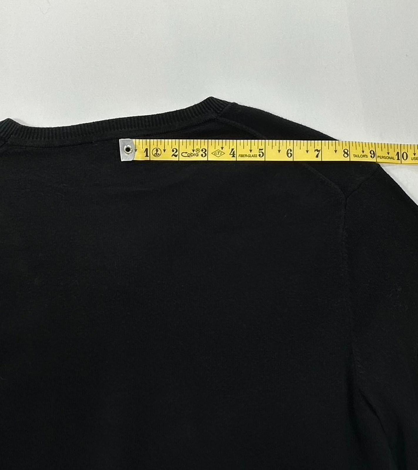 Gap Gap 100% Cotton Long Sleeve V-Neck Sweater Black Mens S Size US S / EU 44-46 / 1 - 6 Thumbnail