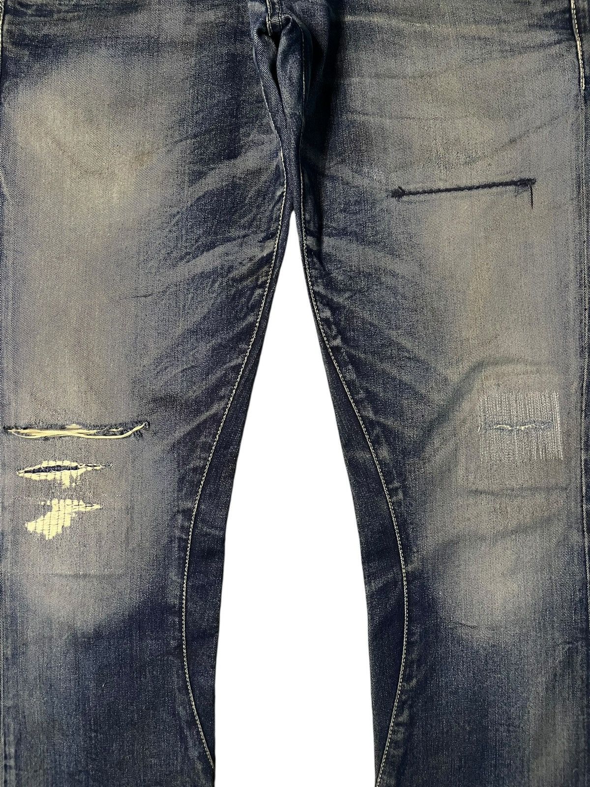 G-Star Vintage Italy G Star Raw Mud Wash Distressed Jeans Size US 31 - 3 Thumbnail