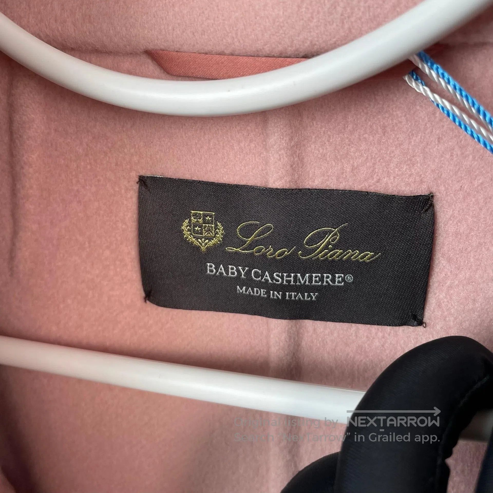Loro Piana LORO PIANA Light Pink Baby Cashmere Volcano Collar Coat| Size S / US 4 / IT 40 - 7 Thumbnail