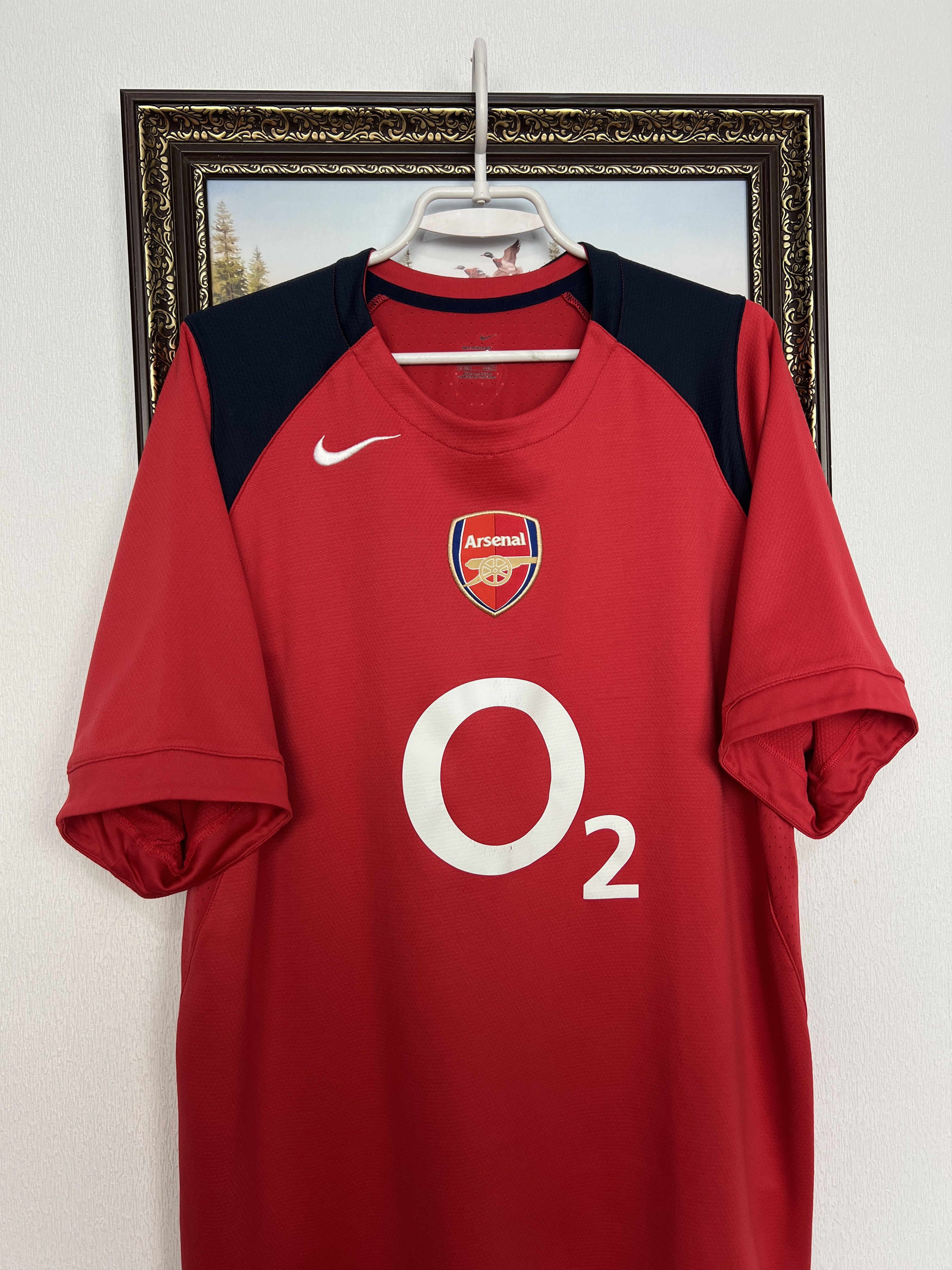 Nike Arsenal o2 Football Shirt Soccer Train Jersey Gunners Size US L / EU 52-54 / 3 - 2 Thumbnail