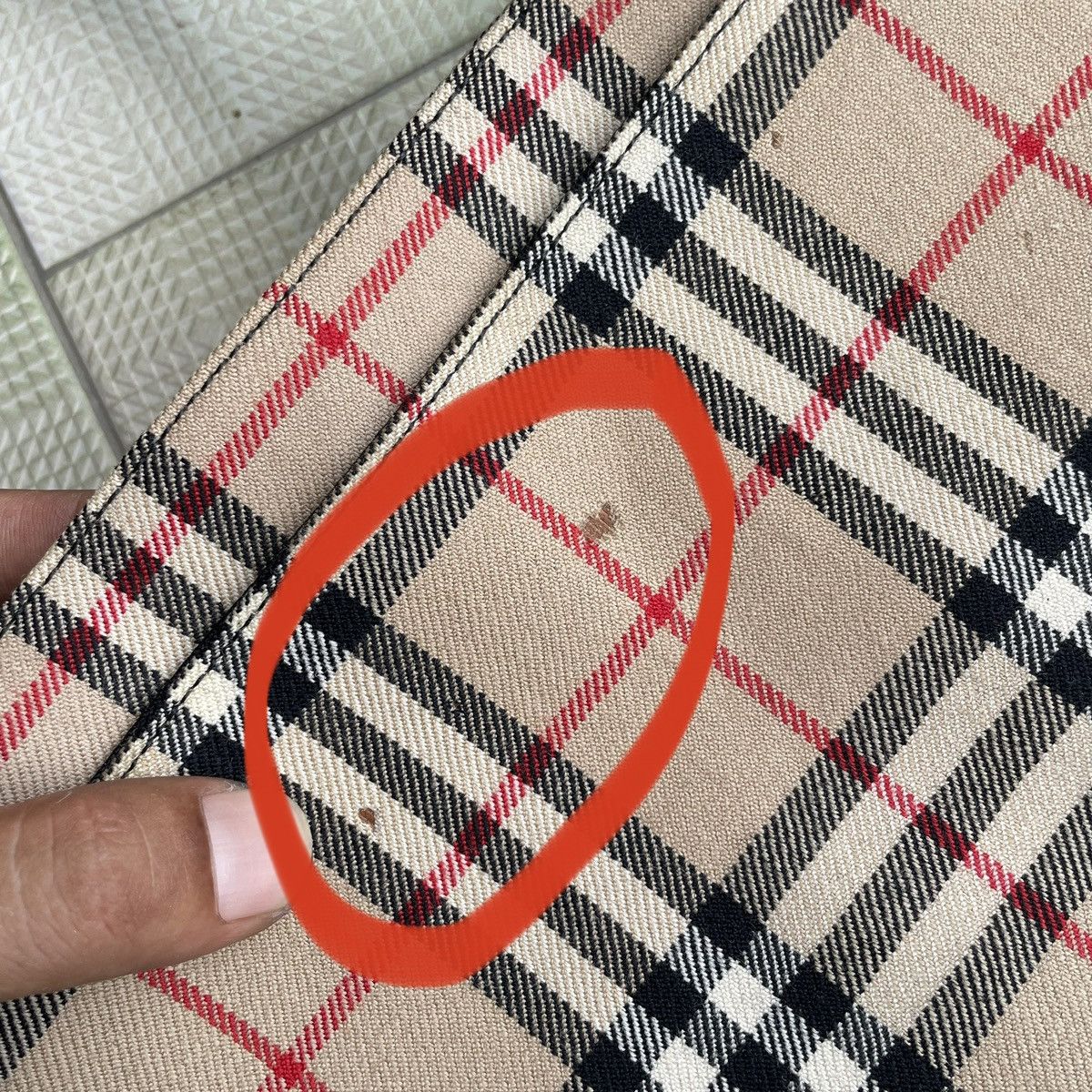 Burberry × Japanese Brand × Vintage ❗️ RARE Burberry Blue Label Nova Check Small Tote Size ONE SIZE - 20 Thumbnail