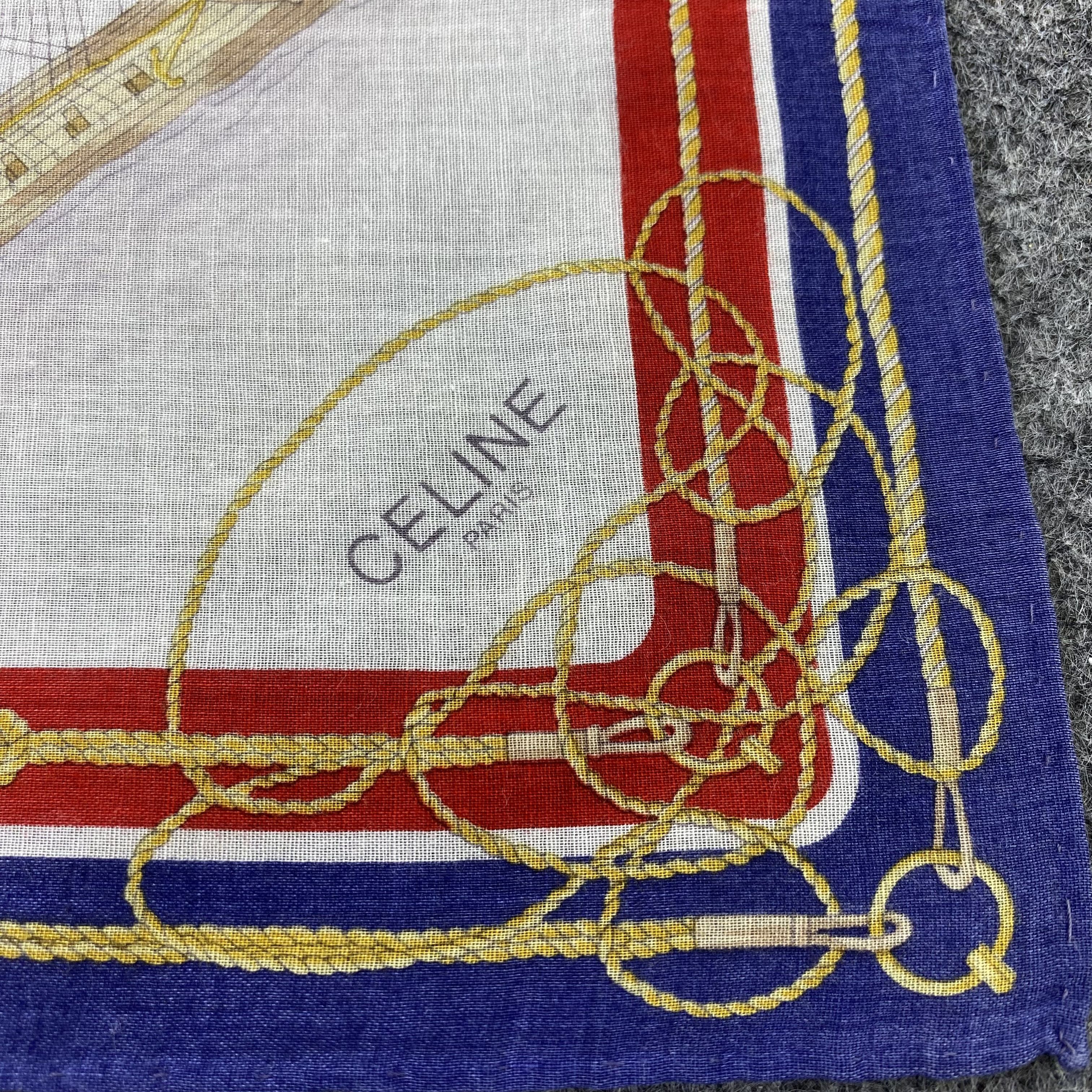 Celine Celine Handkerchief Neckerchief Bandana-B1665 Size ONE SIZE - 7 Thumbnail