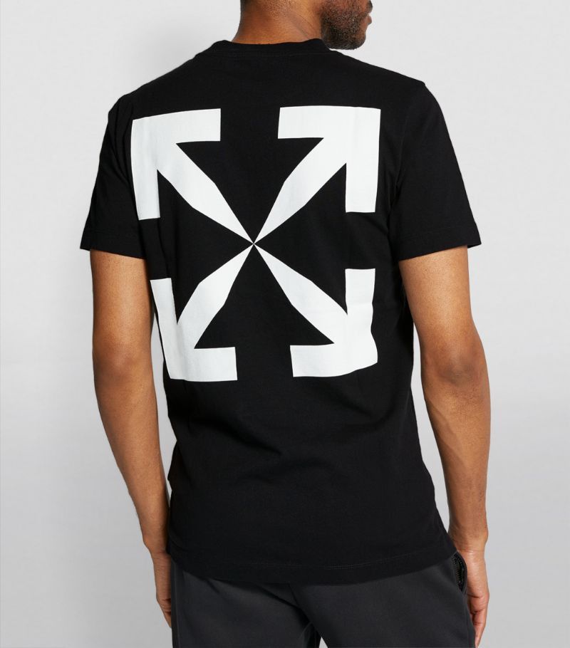 Off-White Black Mona Lisa Arrows T-Shirt Size XXS / US 00 / IT 34 - 3 Thumbnail